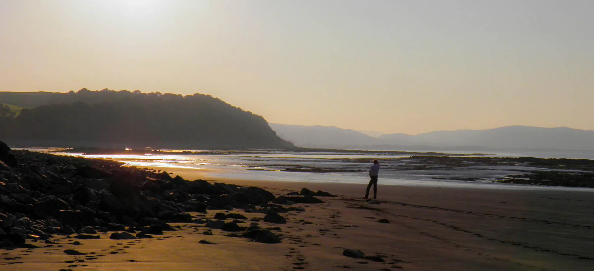 Seashore Views with Lone Figure (no lakes/rivers)