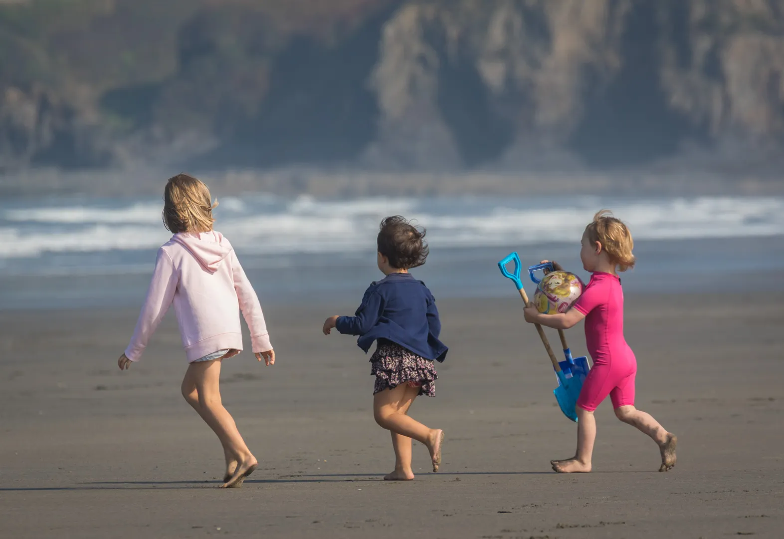 People Having Fun at the Beach