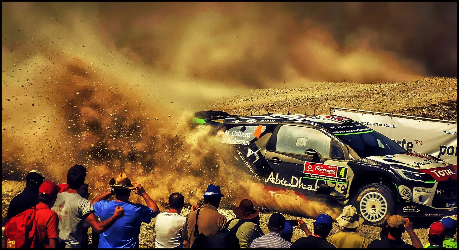 Rally Cars on the Move