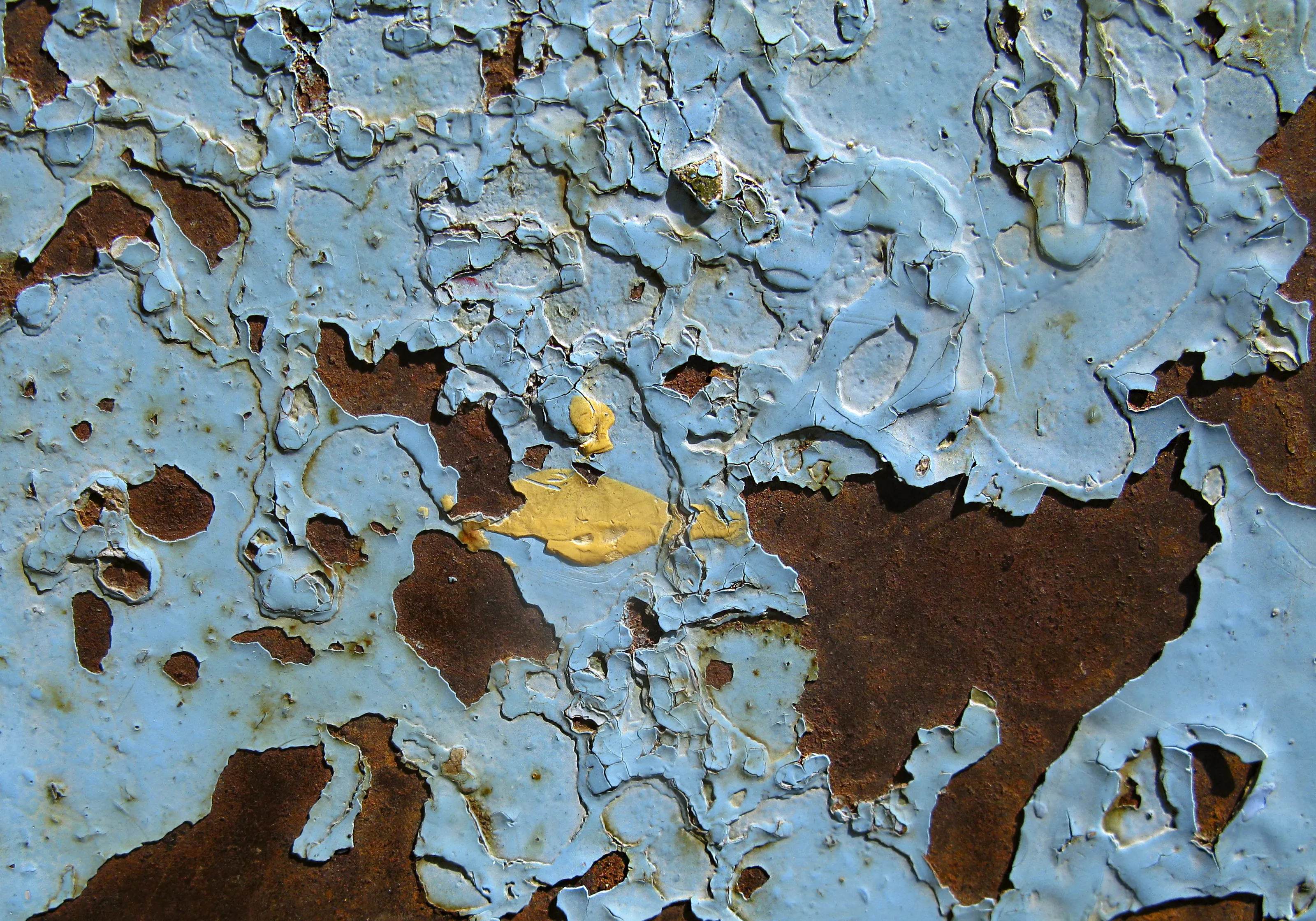 Beauty of Peeling Paint (in colour)