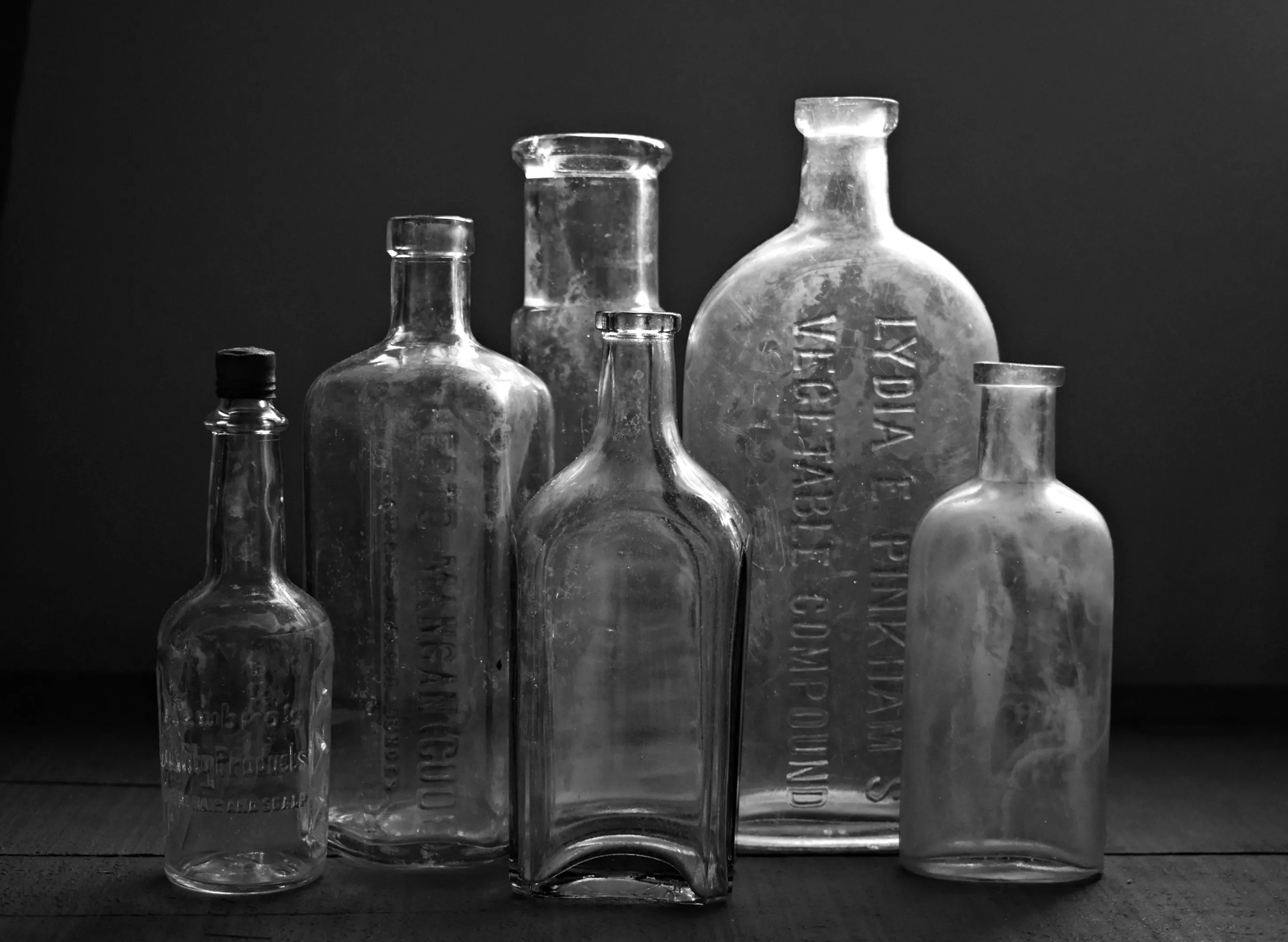 Anything Glass in Black and White
