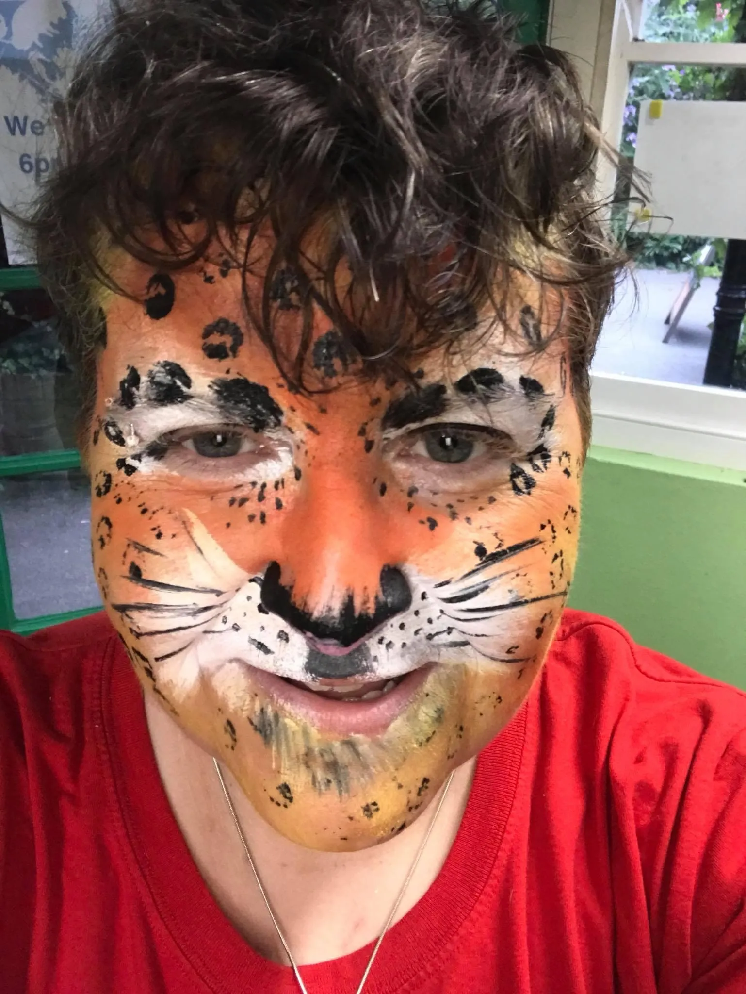 People with Face and Body Painting (in colour)
