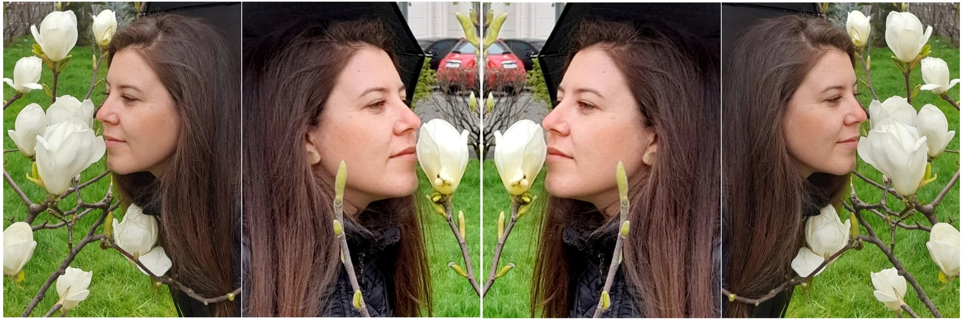 A Young Woman with Flowers