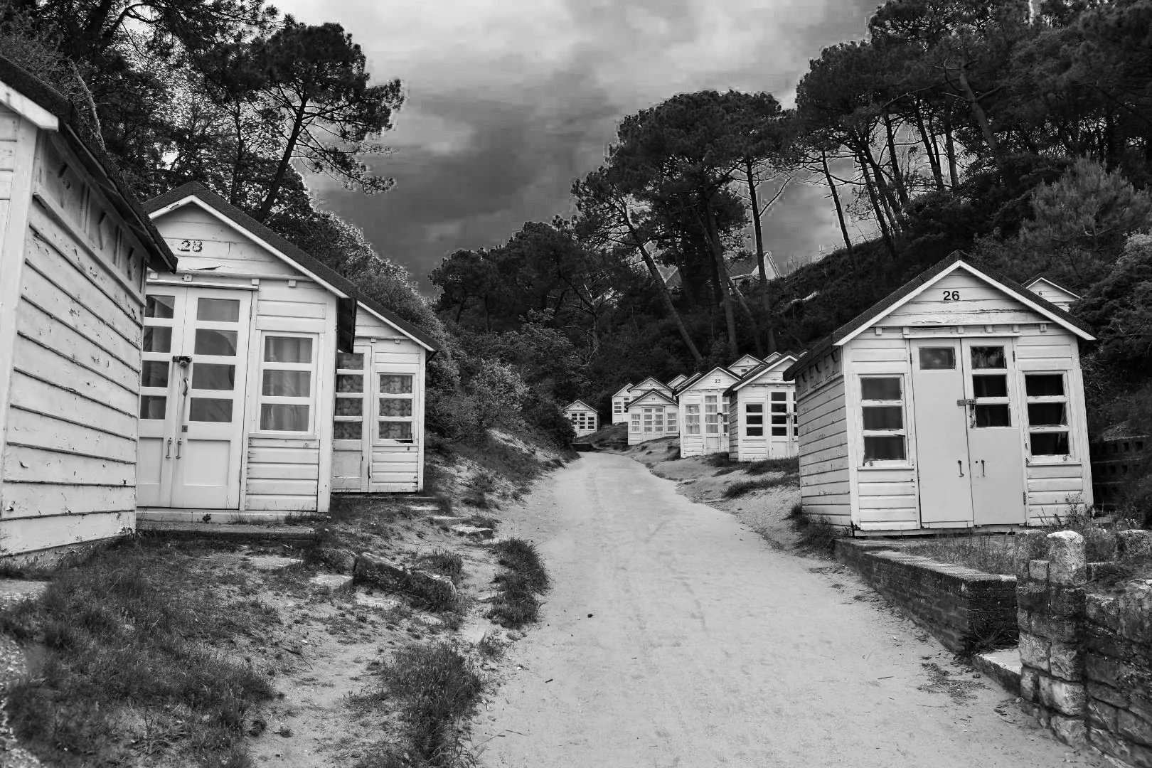 Huts, Sheds and Outhouses (in black and white)