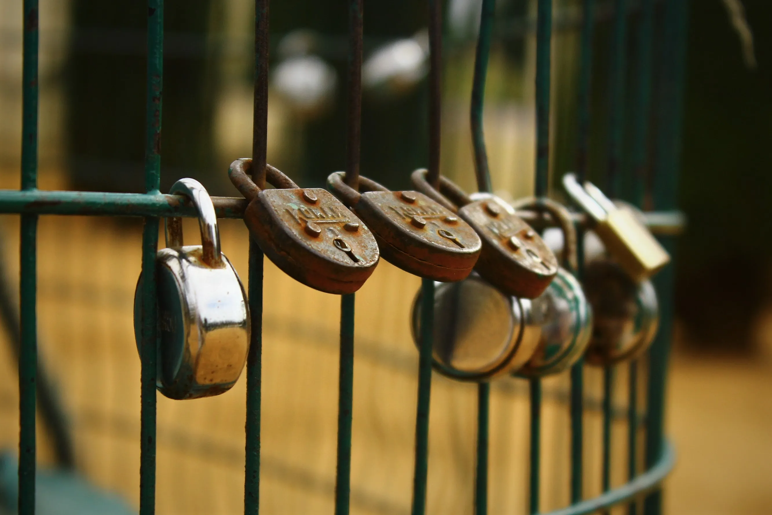 Padlocks (no keys or people)