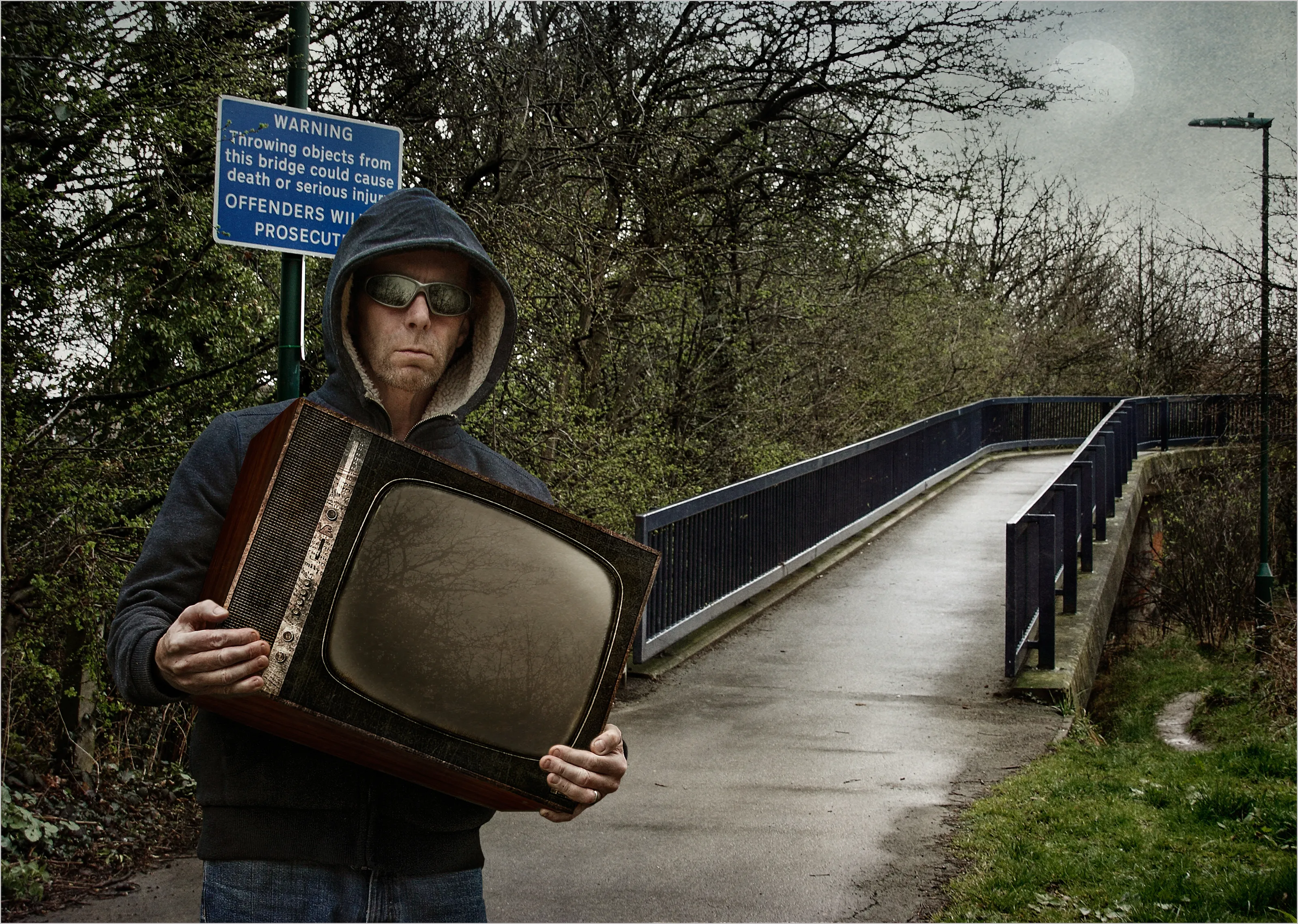 One Person Carrying Something