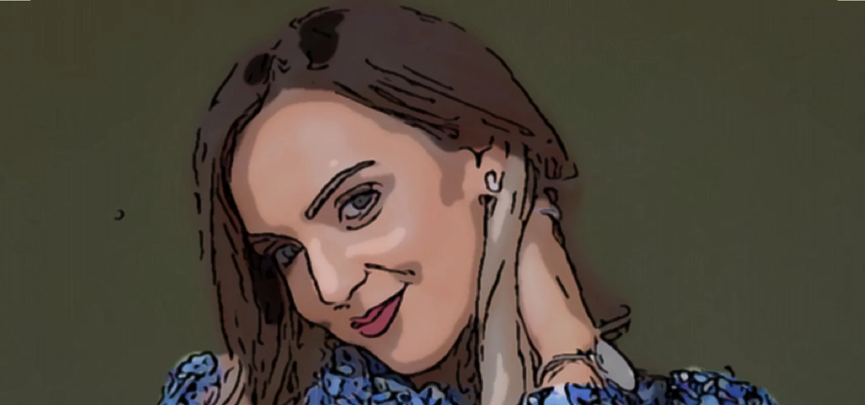 Colour Portraits of One Woman with Editing Effects