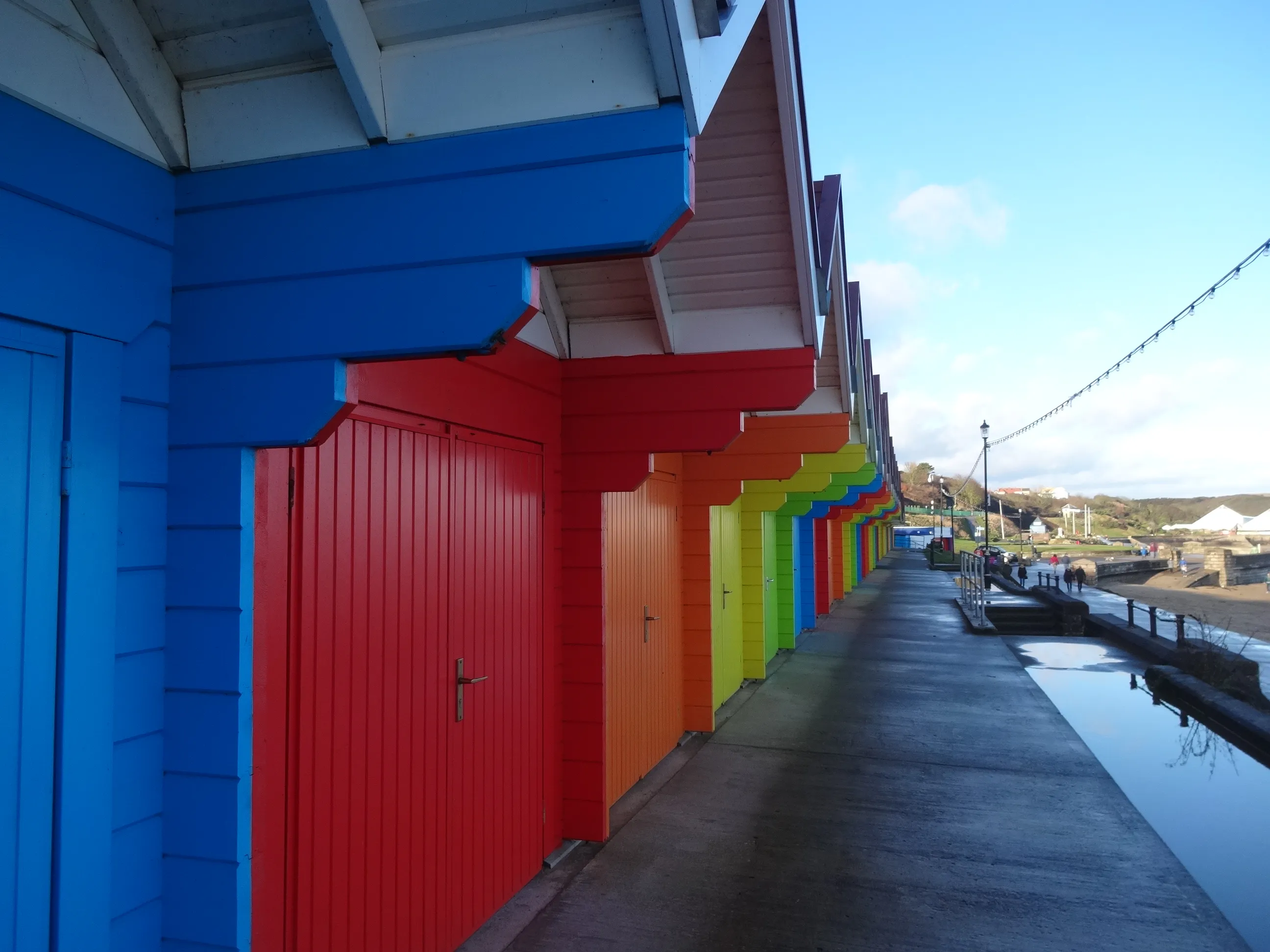Beach Huts in Colour