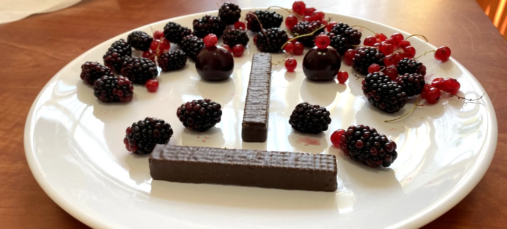Plates with Food Arranged in an Amusing Way