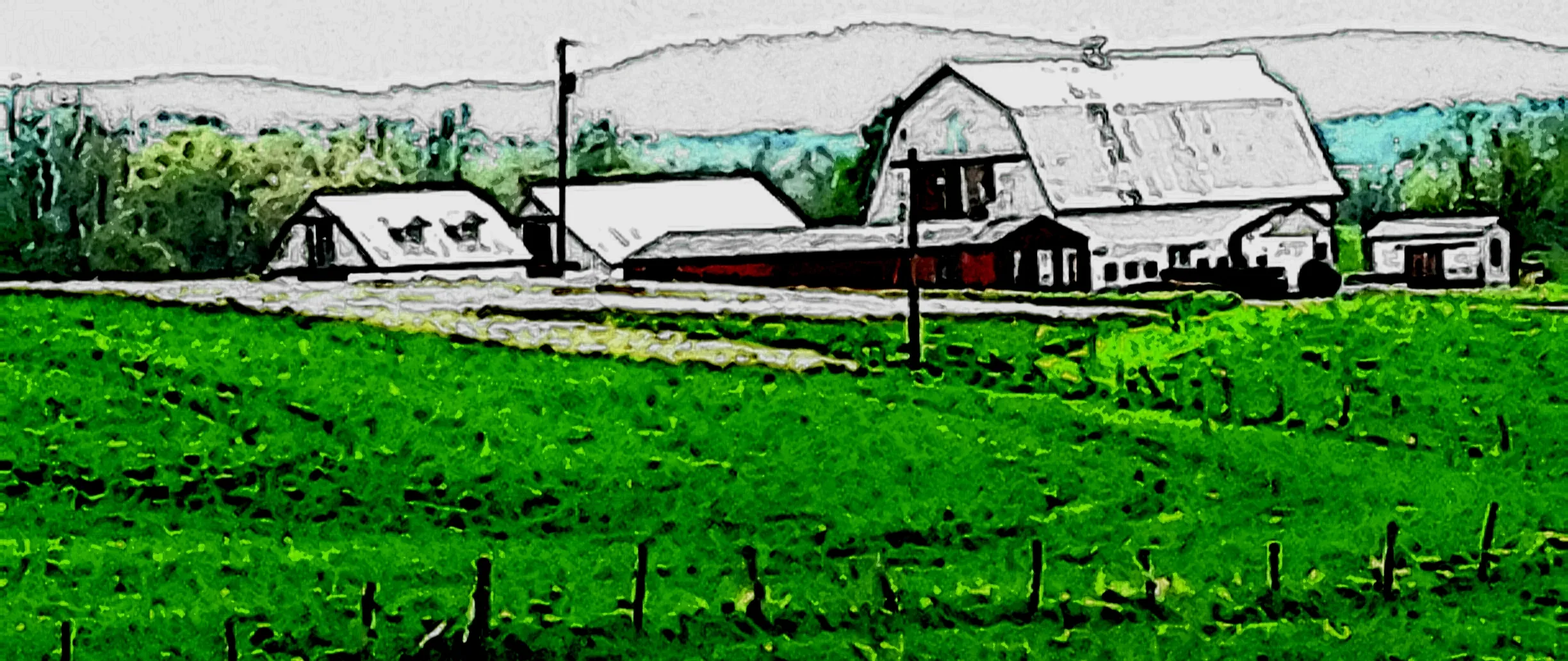 Landscapes with Creative Editing Effects (colour)