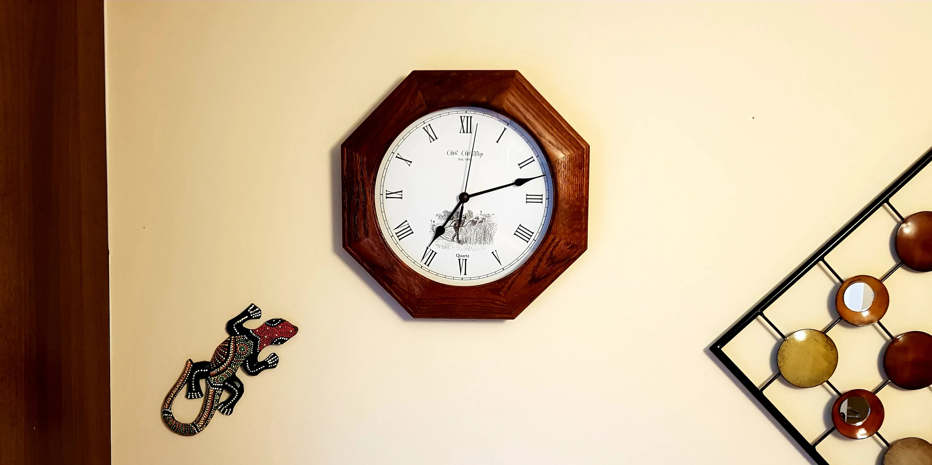 Indoor Hanging Wall Clocks (no freestanding ones)