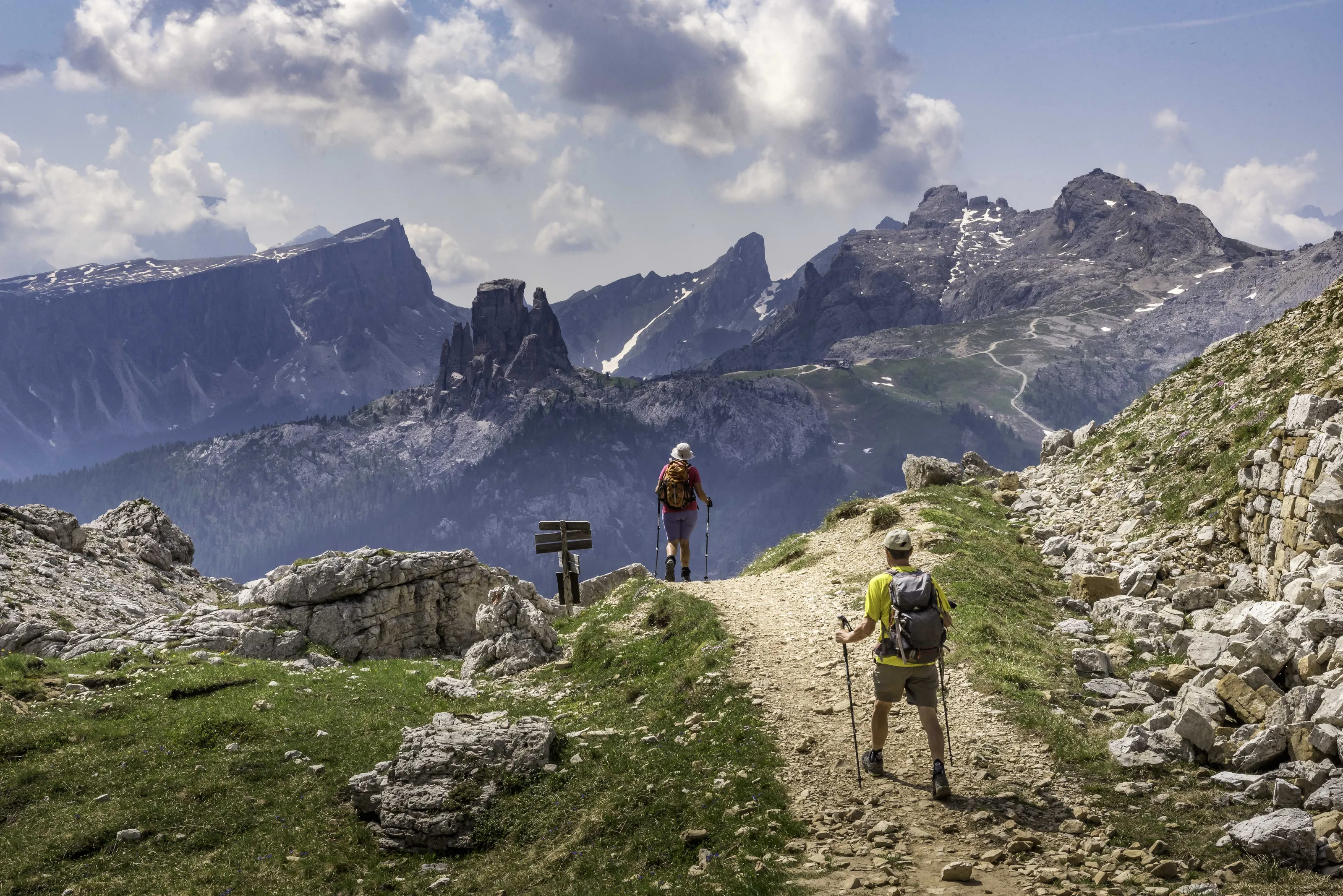 People Hiking in Nature