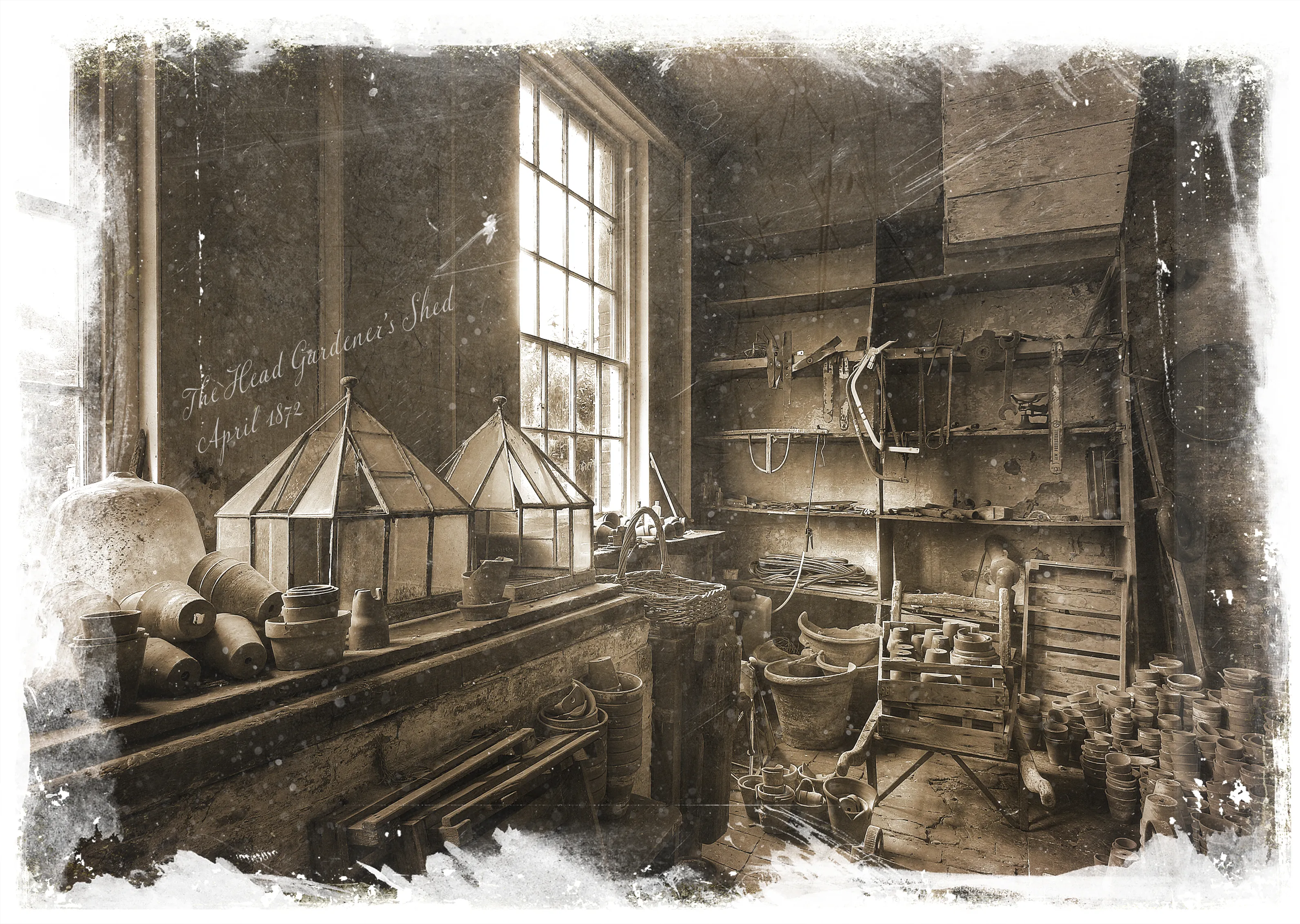Period Interiors with Vintage Editing Effects