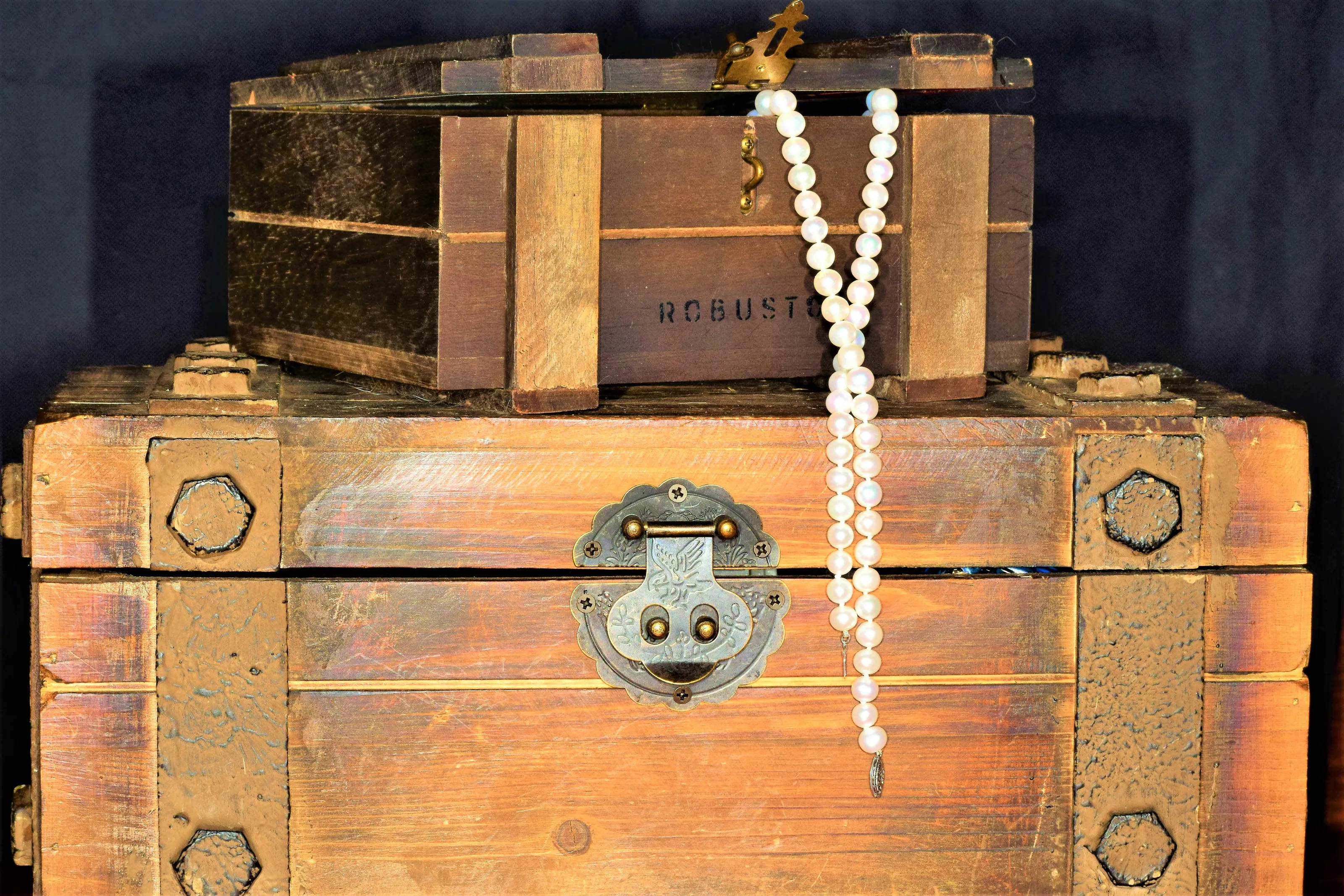 Wooden Boxes with Wooden Lids