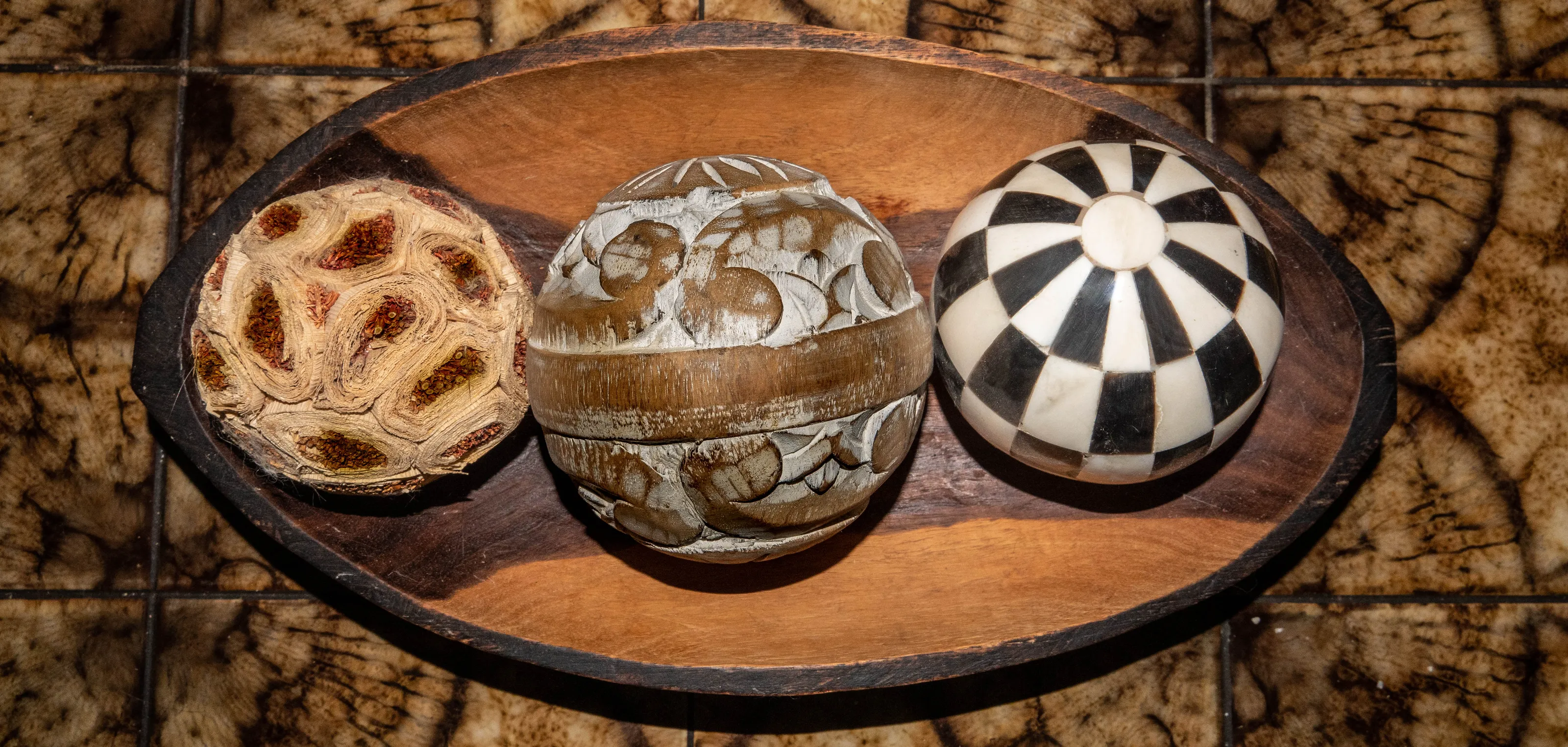 Decorative Spheres in Colour