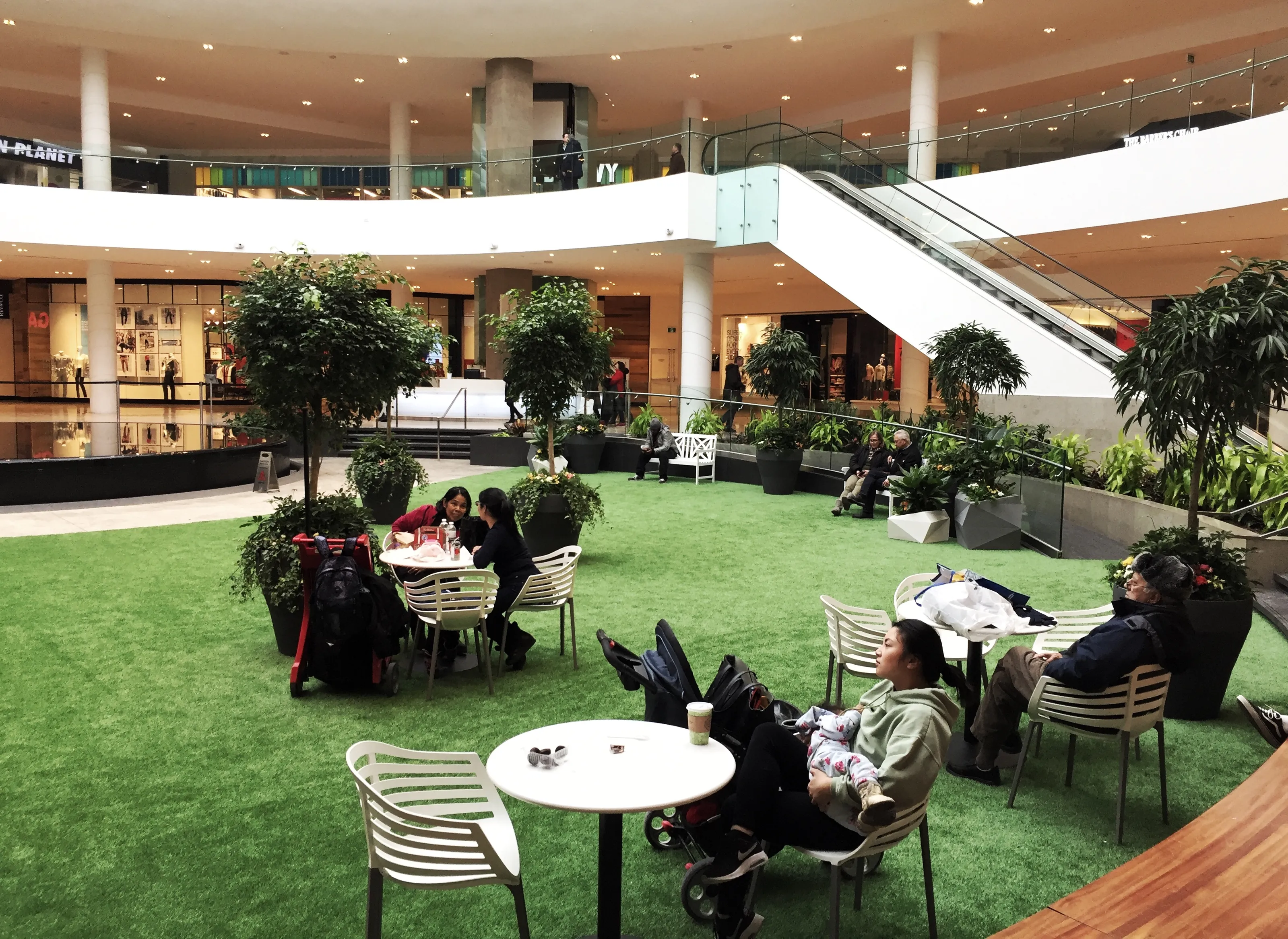 People in Indoor Shopping Malls