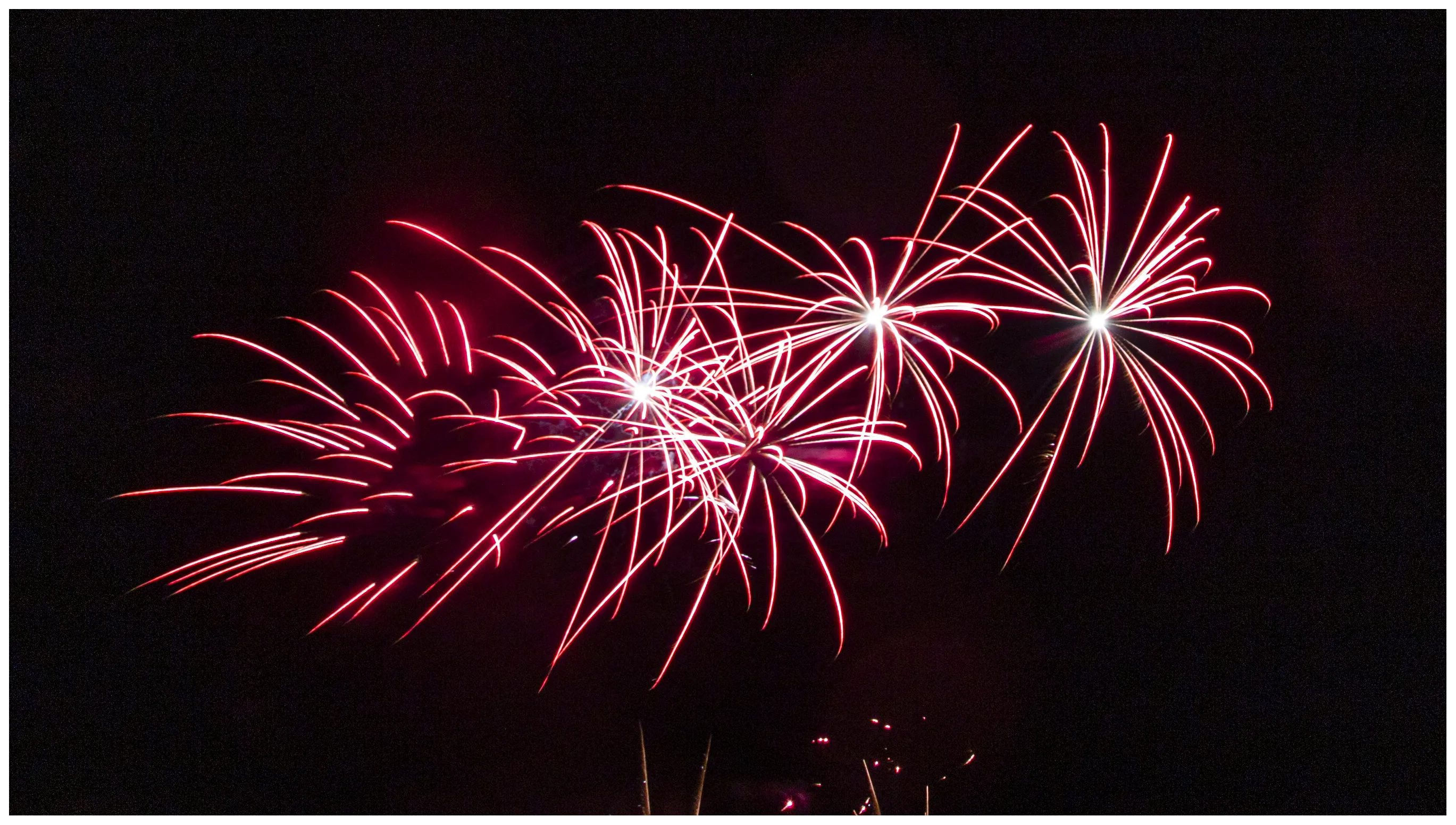 Fireworks (in colour)