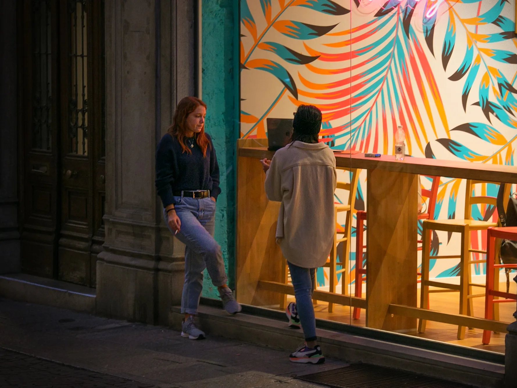 Nightlife in the City (with people)