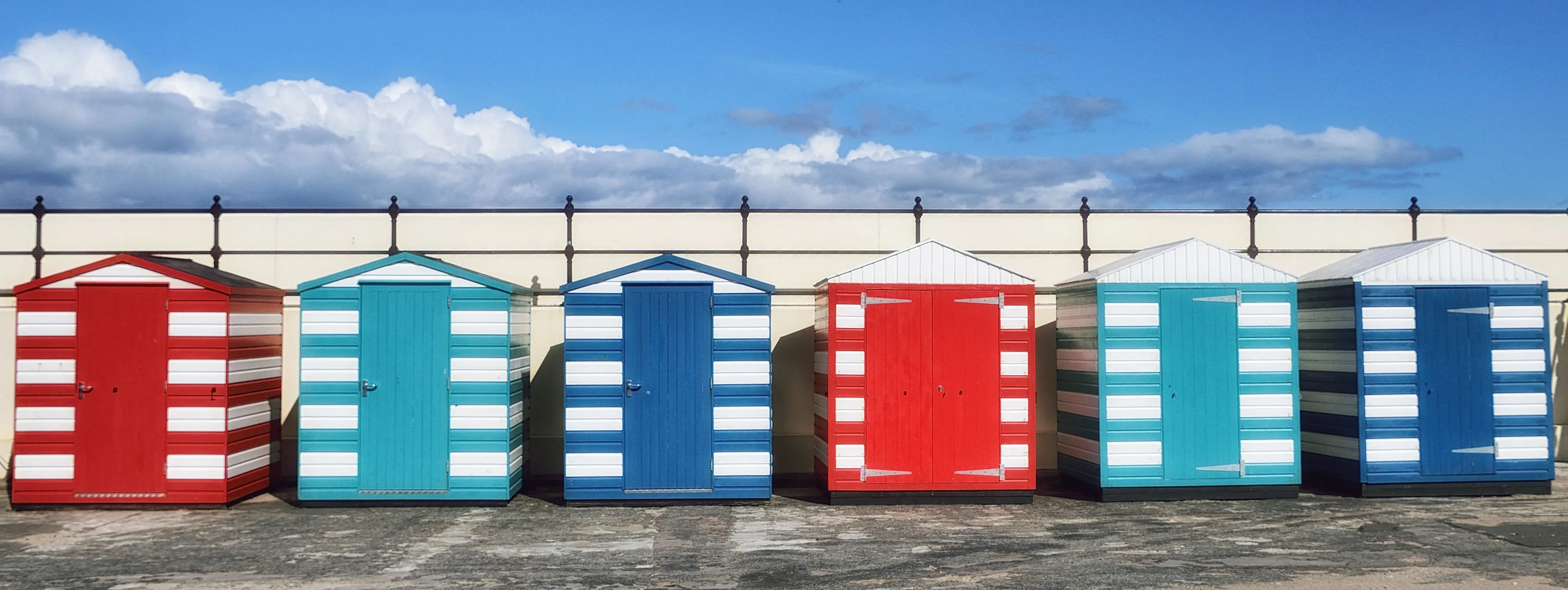 Beach Huts (in colour)