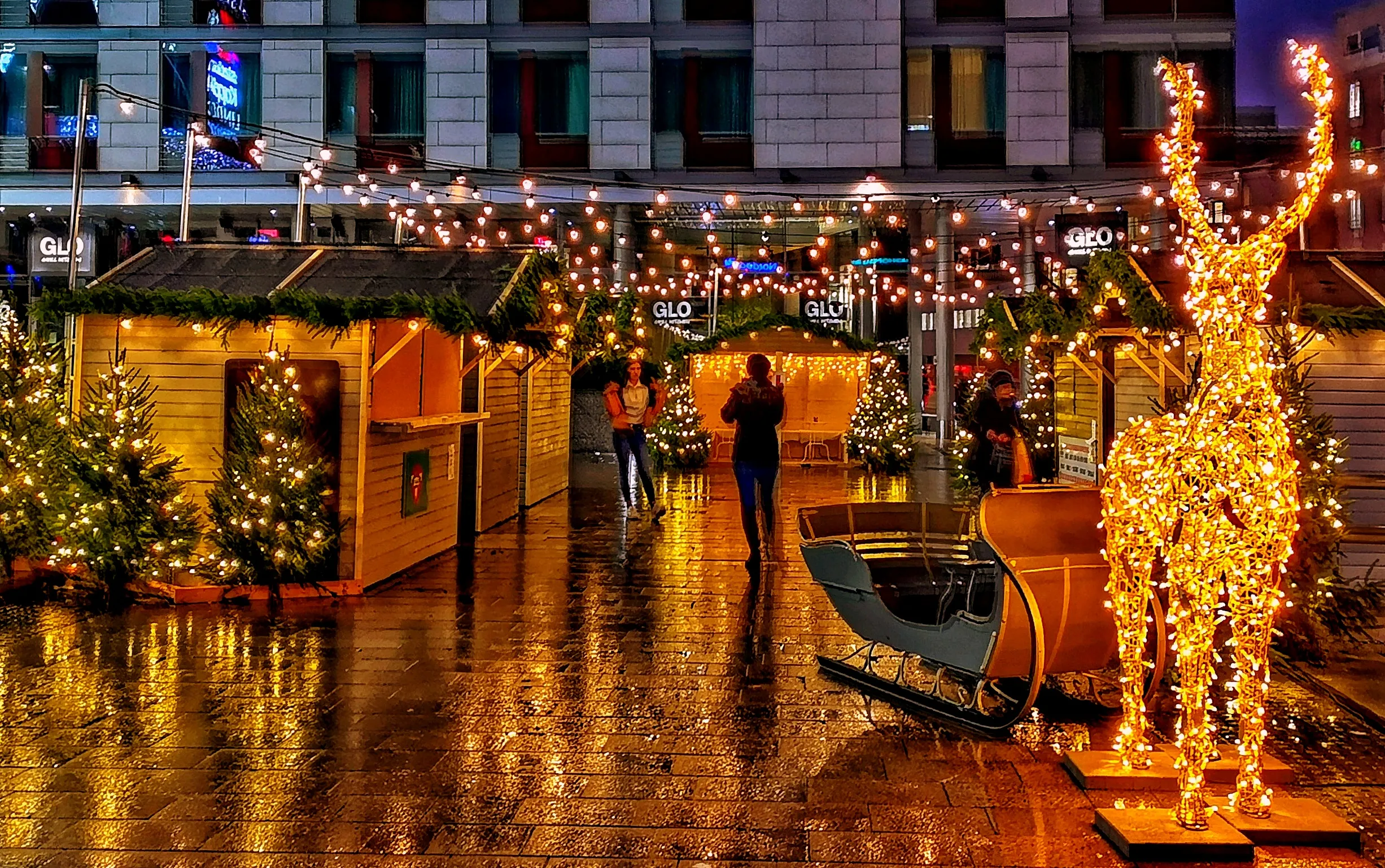 Outdoor Christmas Lights (in colour)