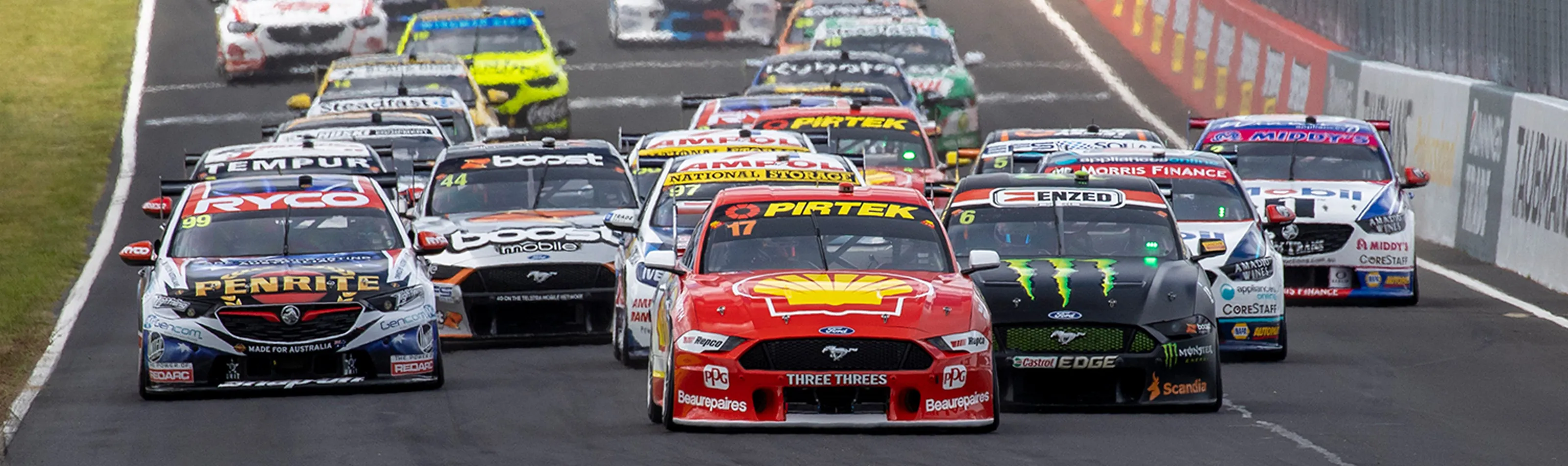 Motor Racing Cars in Action