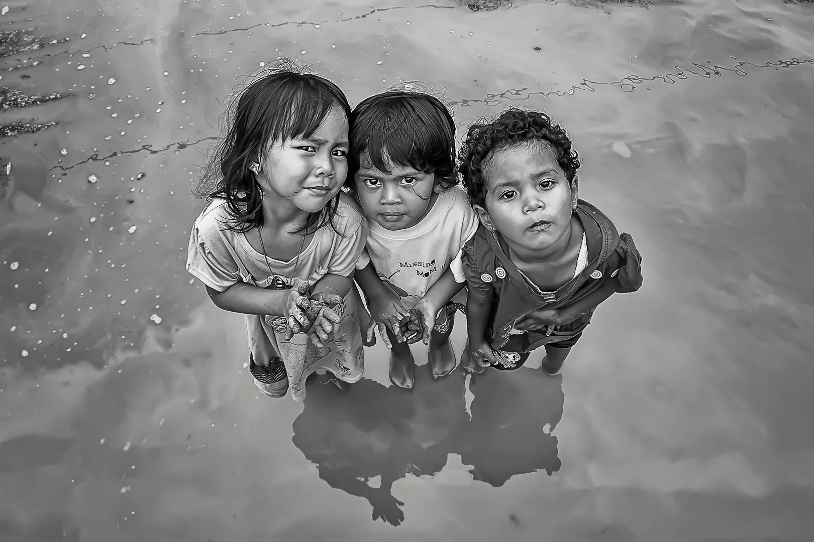 Black and White Portraits (people or animals)