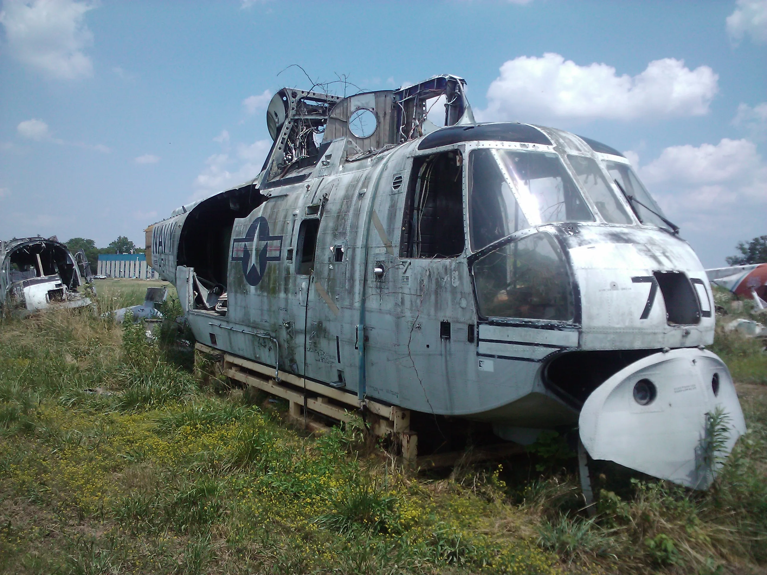 Aircraft in Disrepair (in colour)