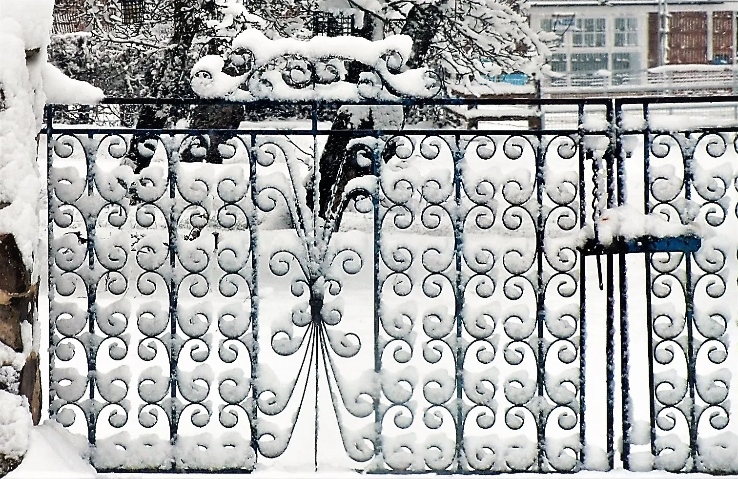 Man-Made Items Covered in Snow