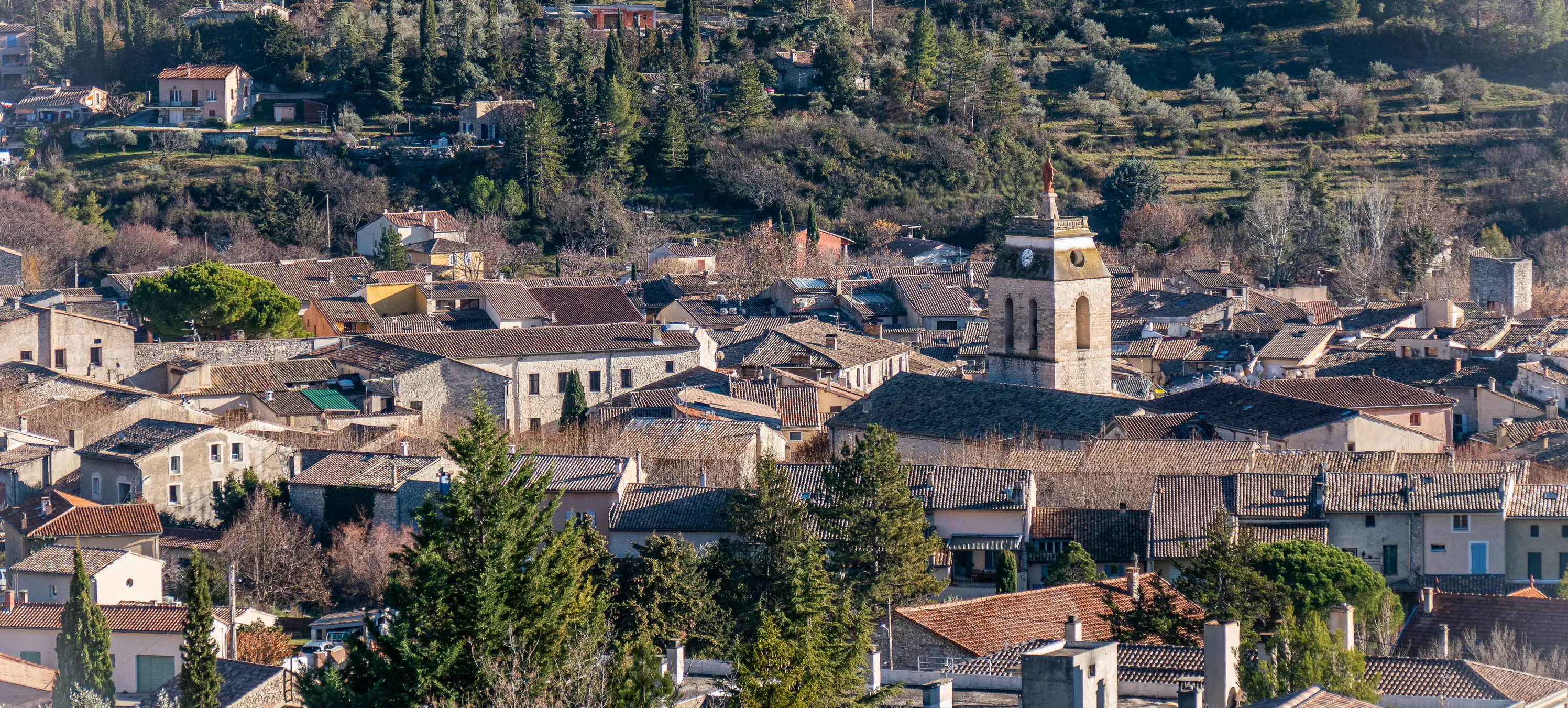 Villages, Towns and Cities Viewed from Afar