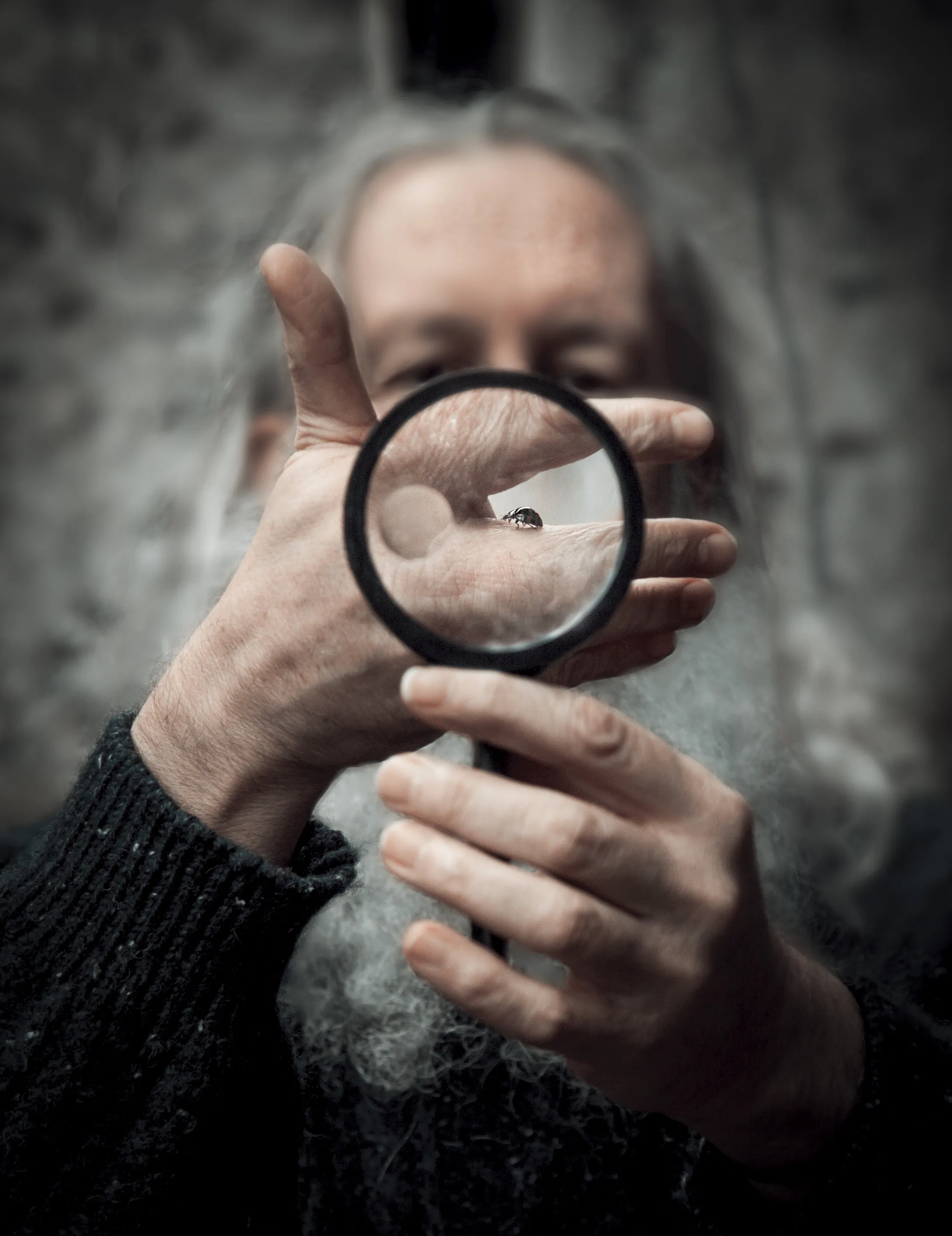 A Magnifying Device and the Magnified Subject