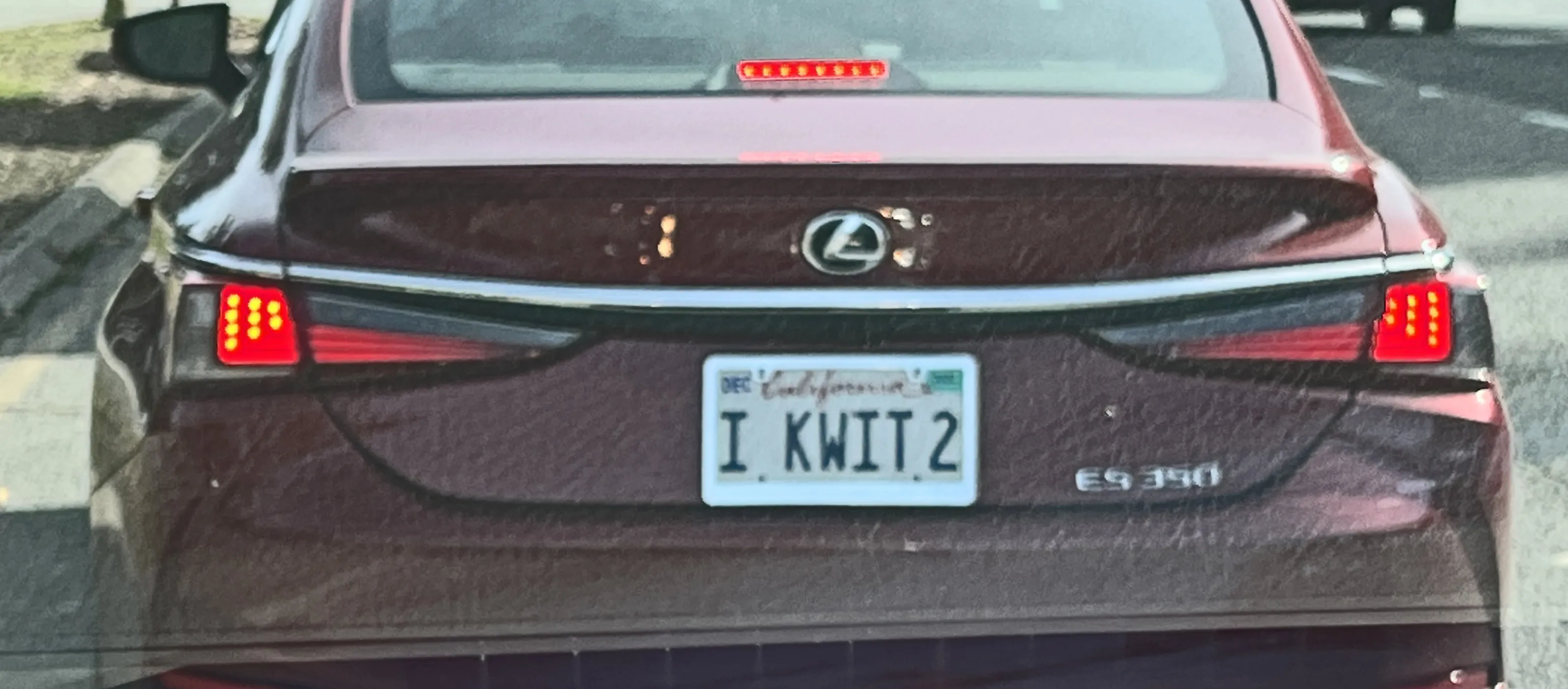 Humorous Vehicle License Plates