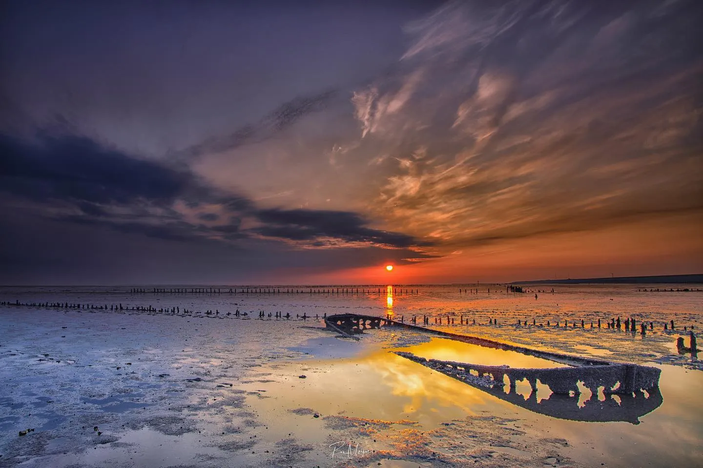 Coastal Landscapes around Sunrise or Sunset