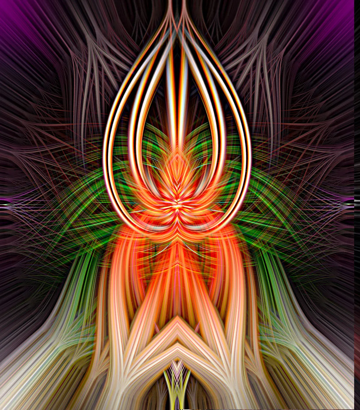 Abstract Art using Photo Editing (in colour)