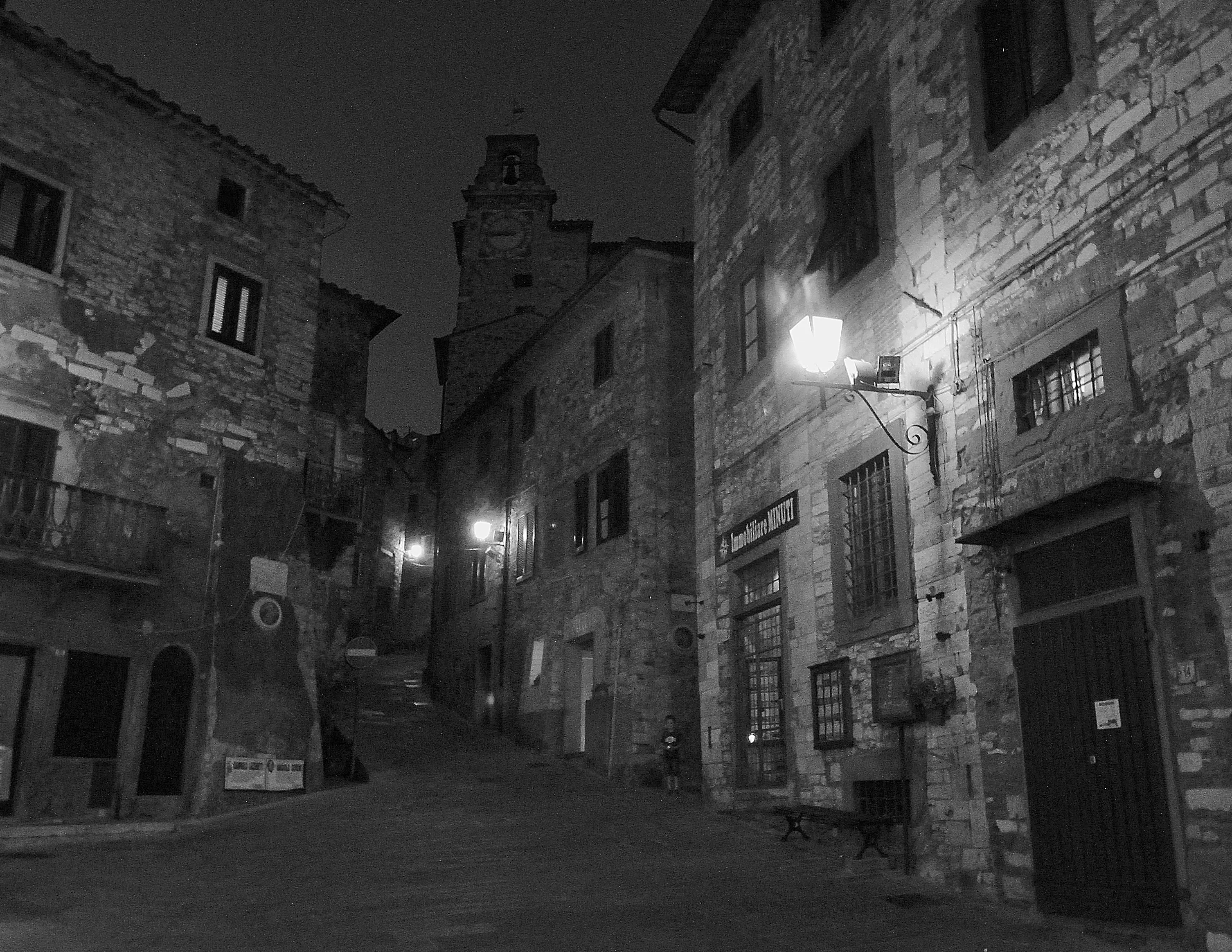 Streets Lights and Traffic Light at Night