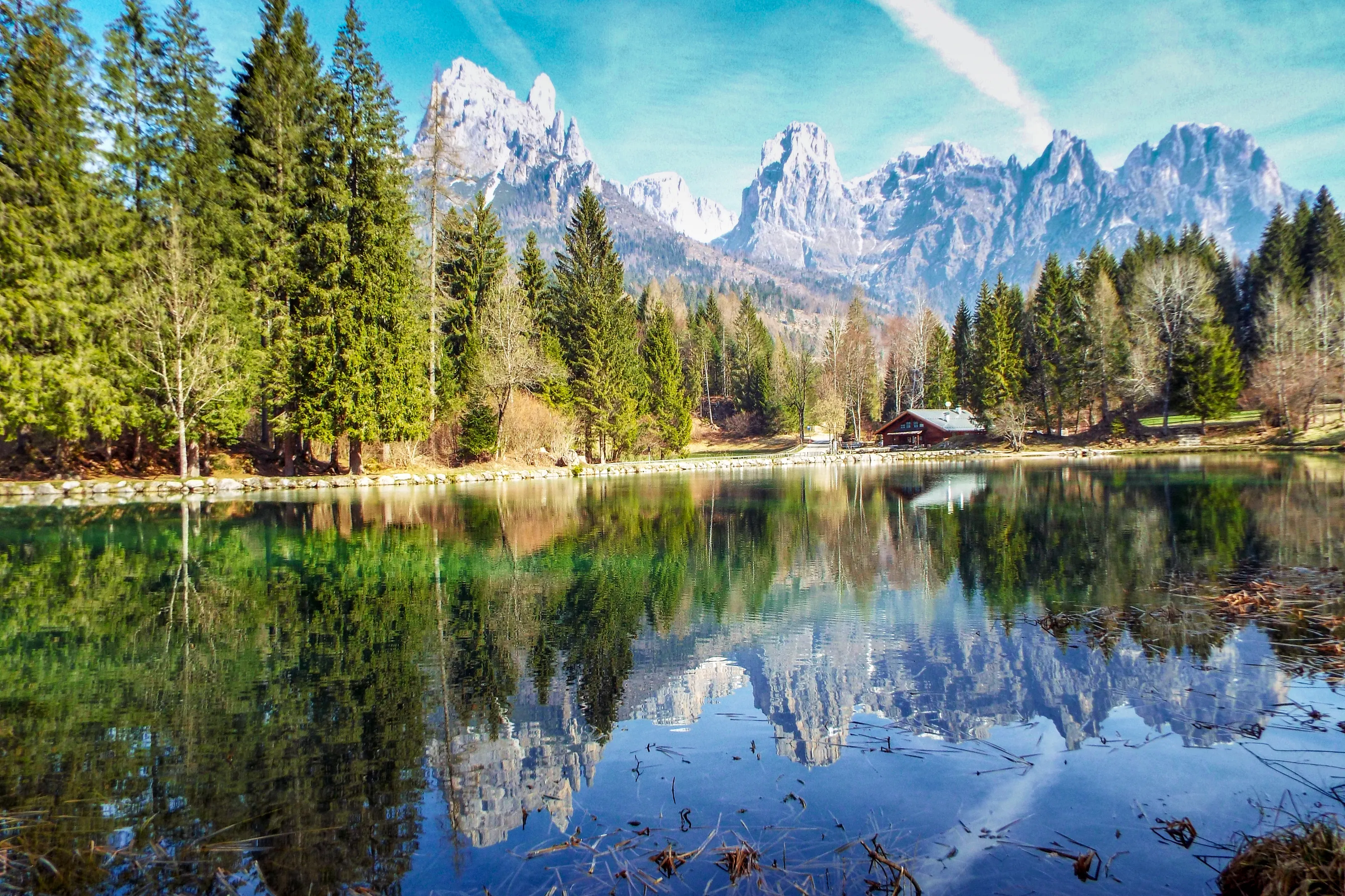 Mountain Landscapes with Lakes