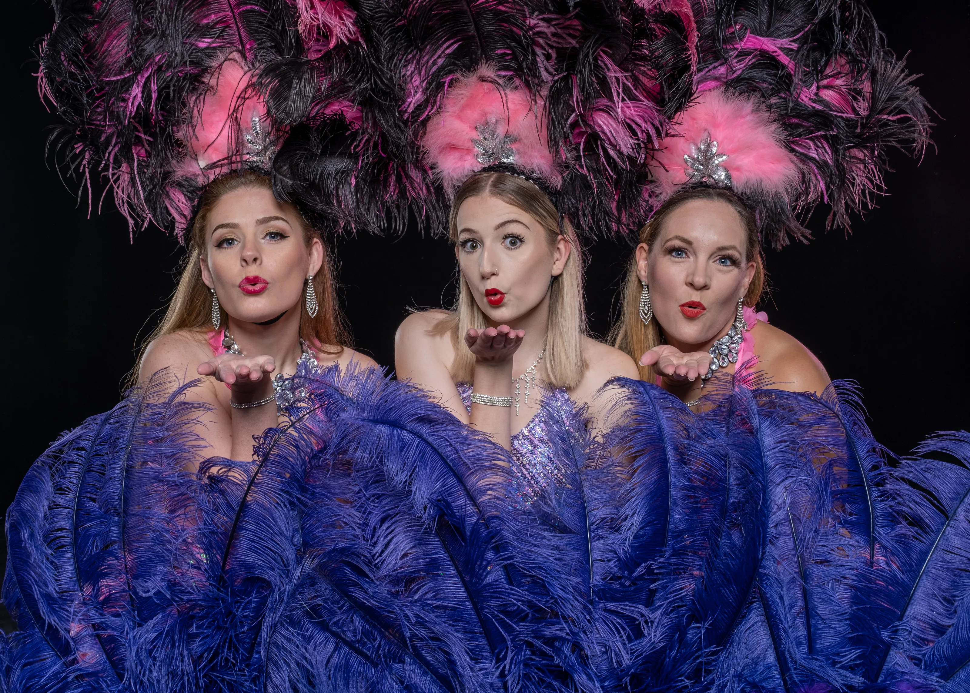 Glamorous Costumes with Feathers