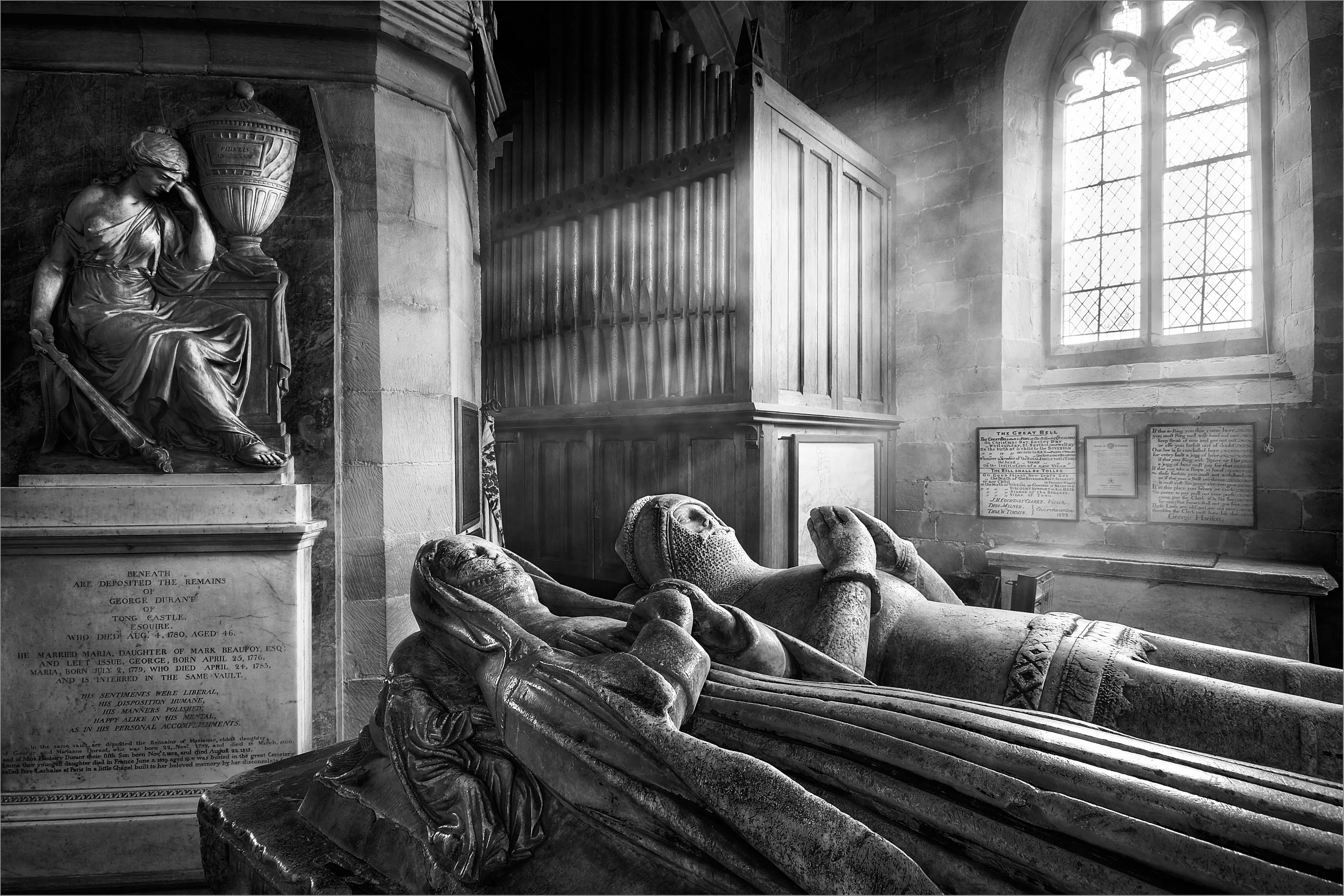 Church Interiors in Black and White