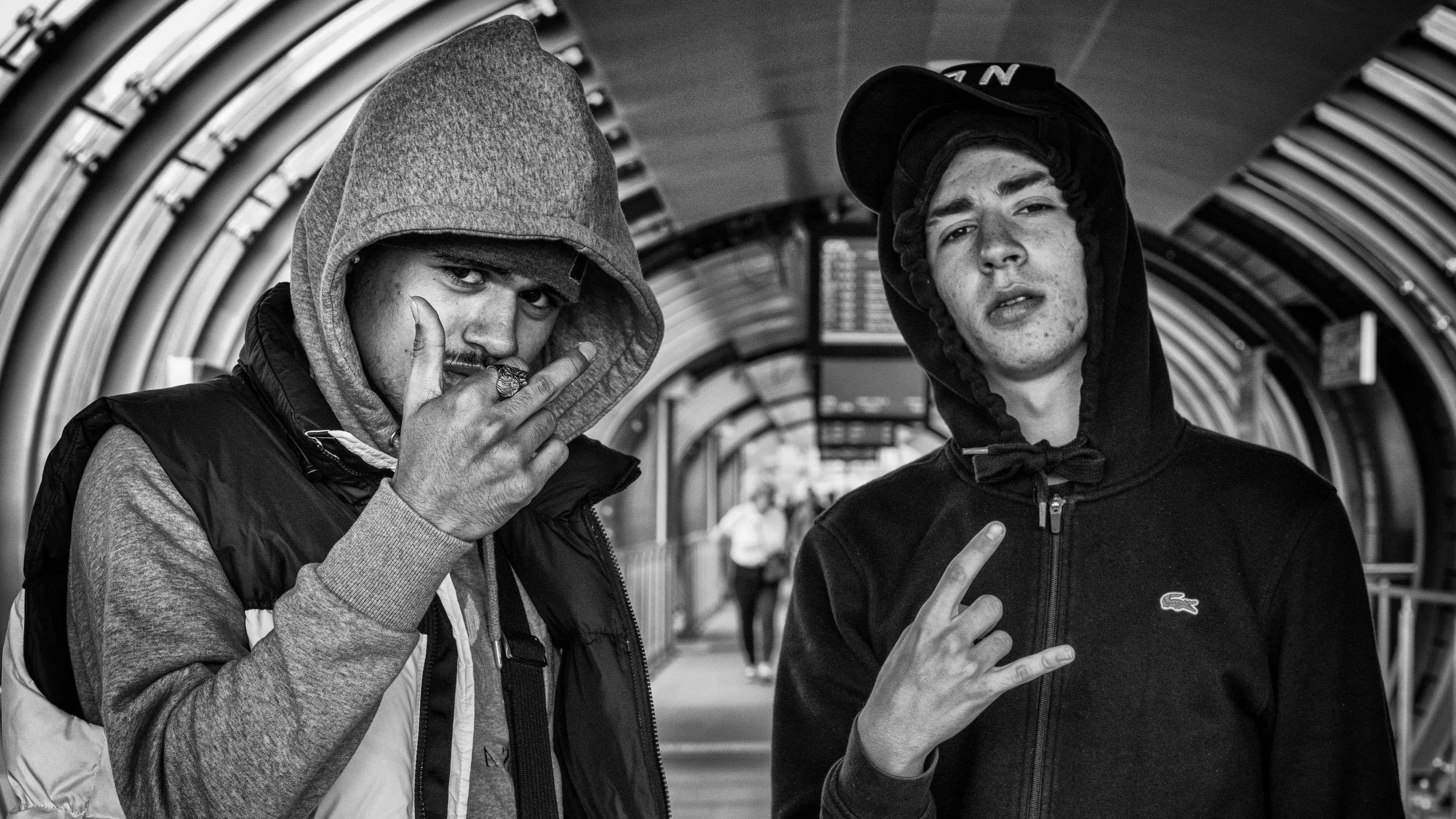 Street Portraits in Black and White