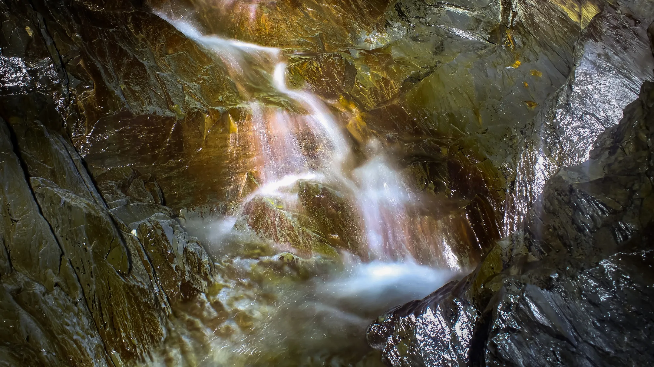 Water Using a Long Exposure