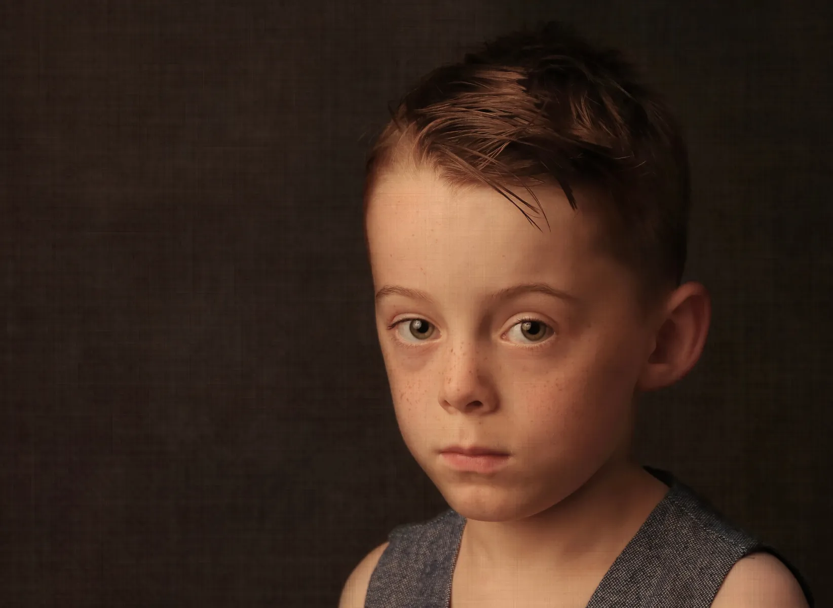 Portraits of One Person with a Touch of Painting