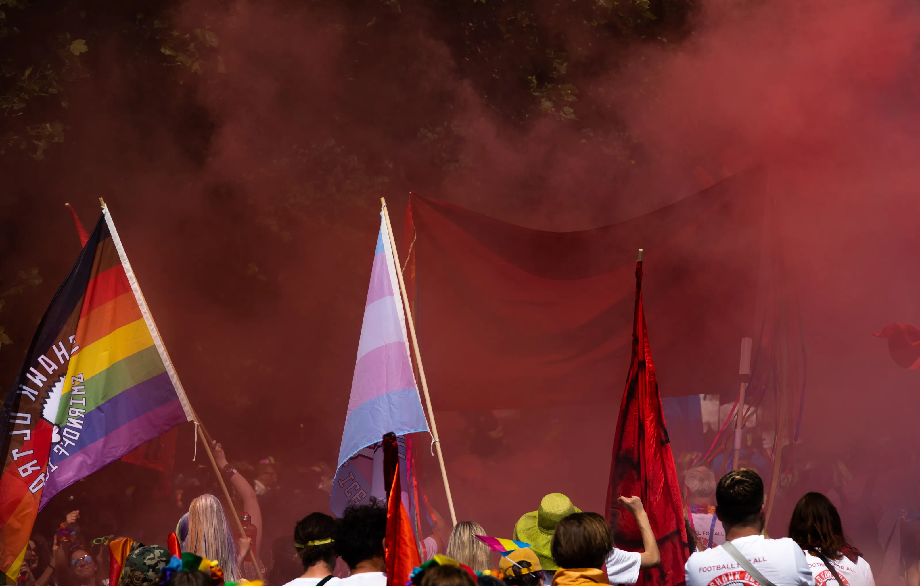 Predominantly Red