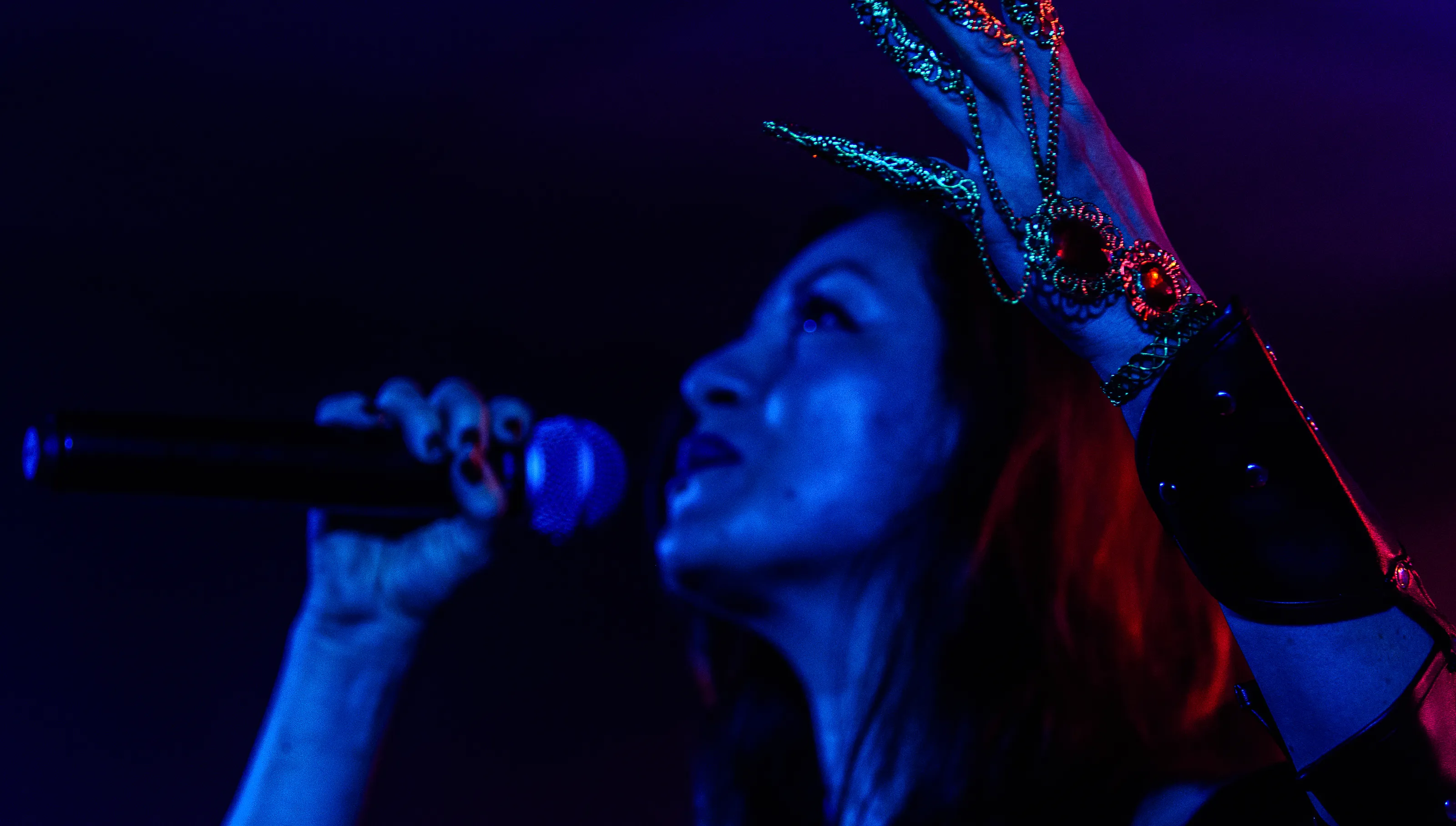 Female Rockers Performing on Stage