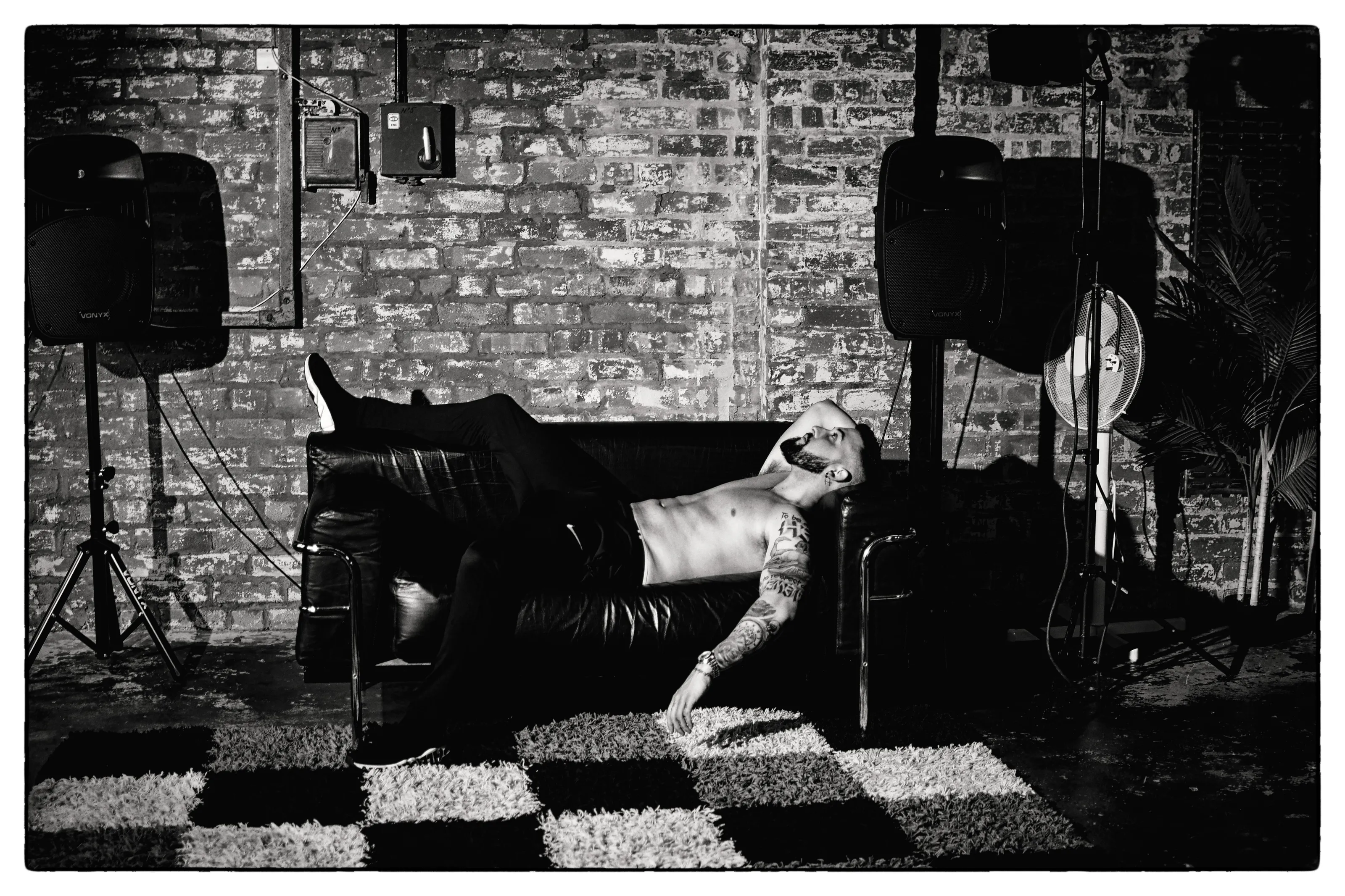 Black and White Studio Photography