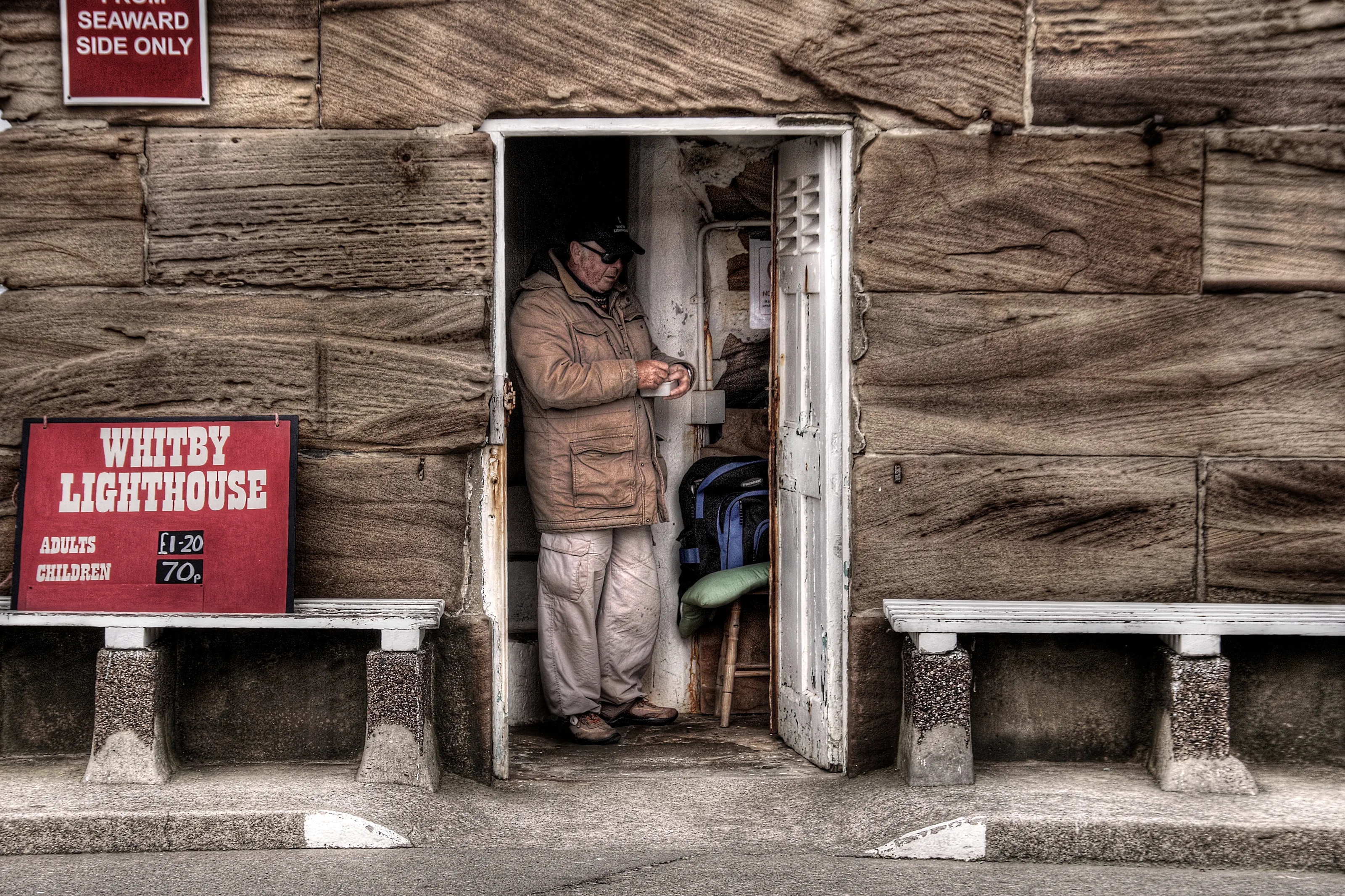 People Framed In Doorways