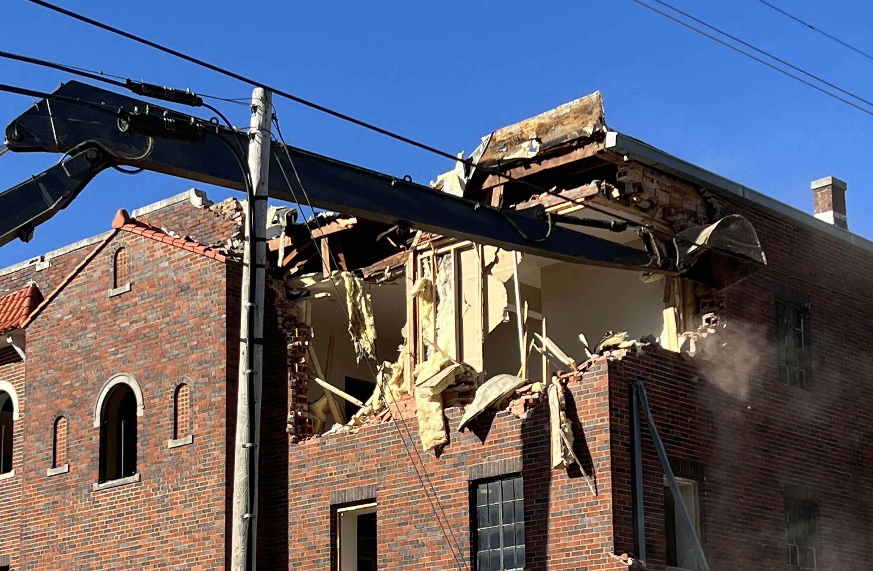 Buildings Being Demolished