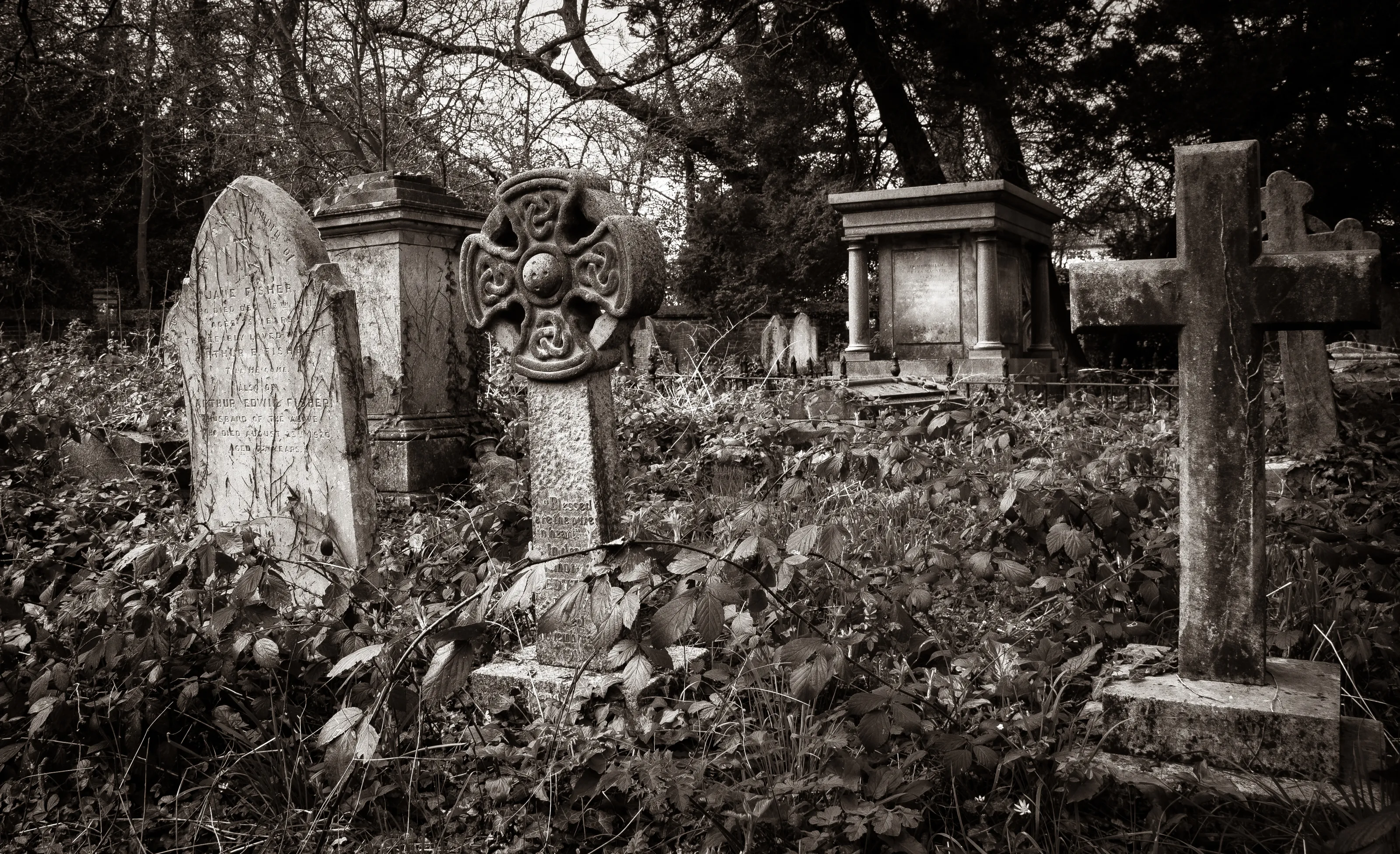 Graveyards in Black and White