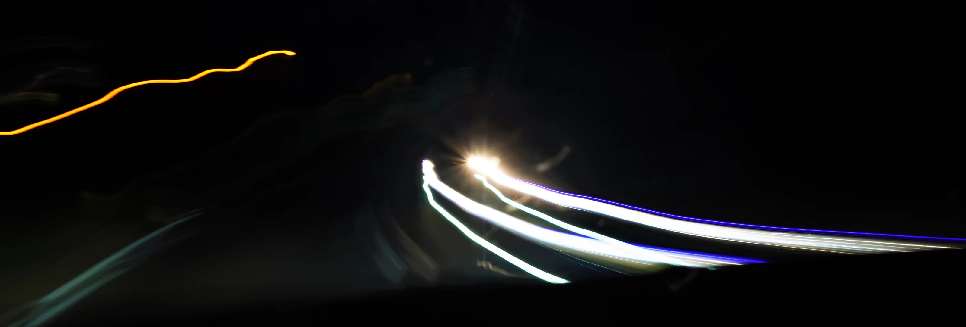 Light Trails (in colour)