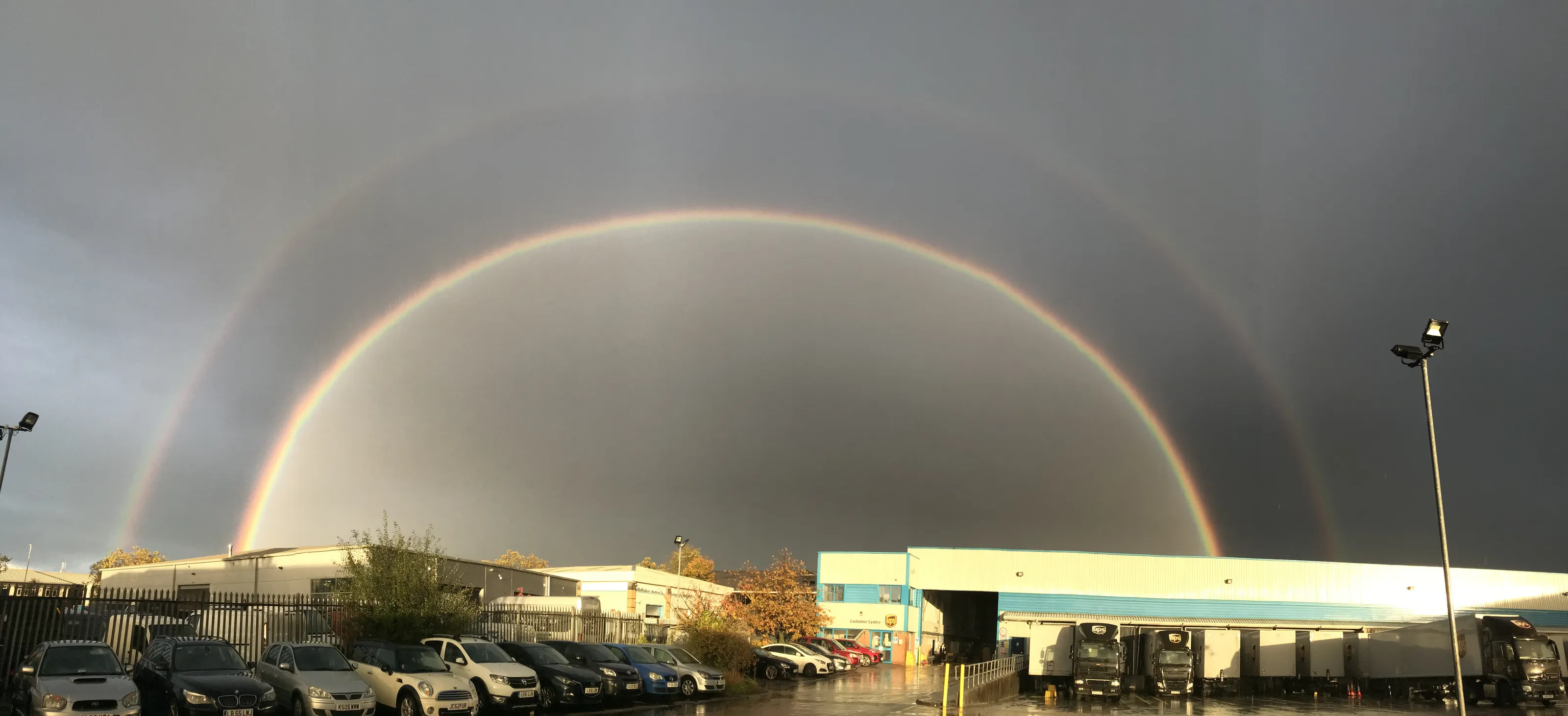Dramatic Double Rainbows