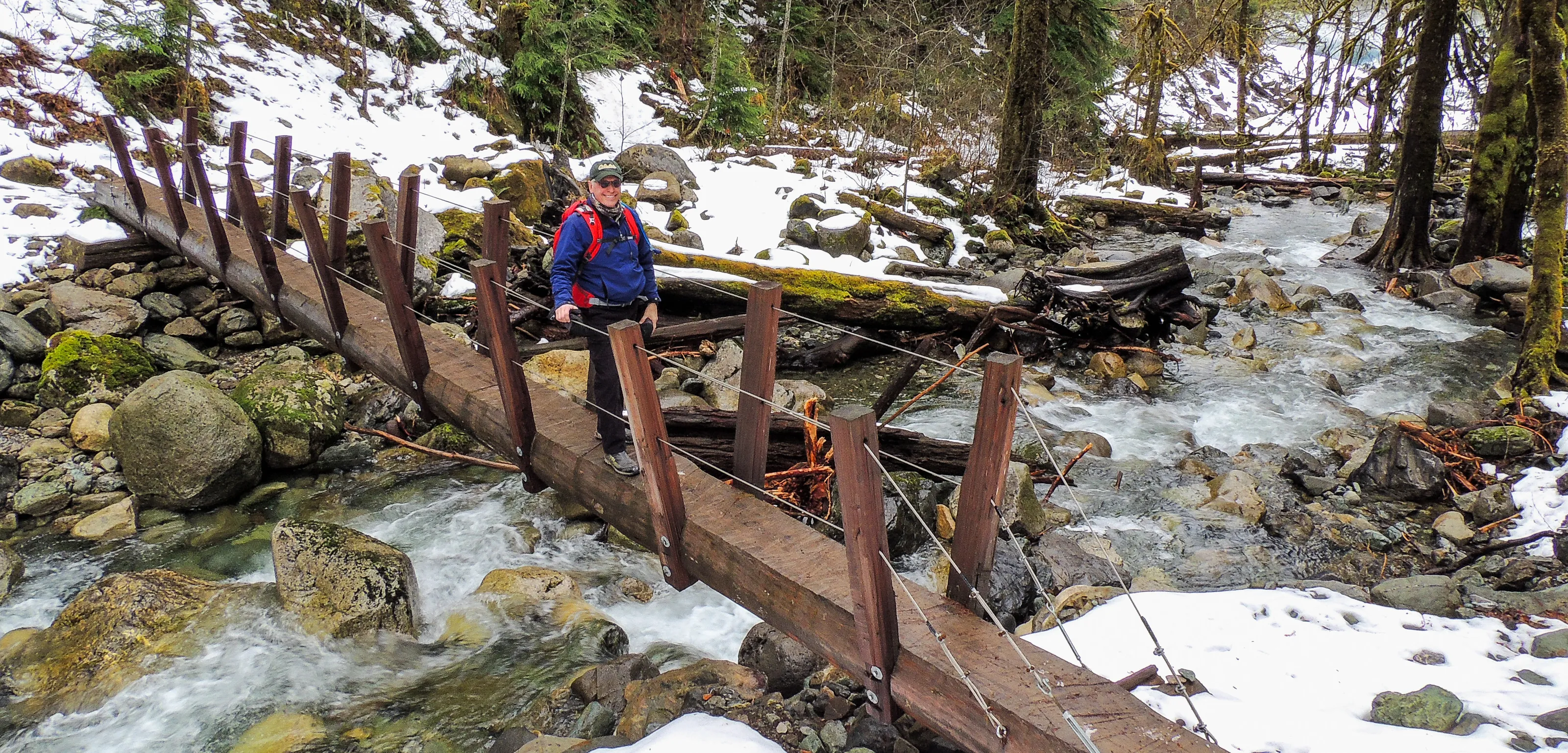 Wooden Hiking Bridges (in colour)