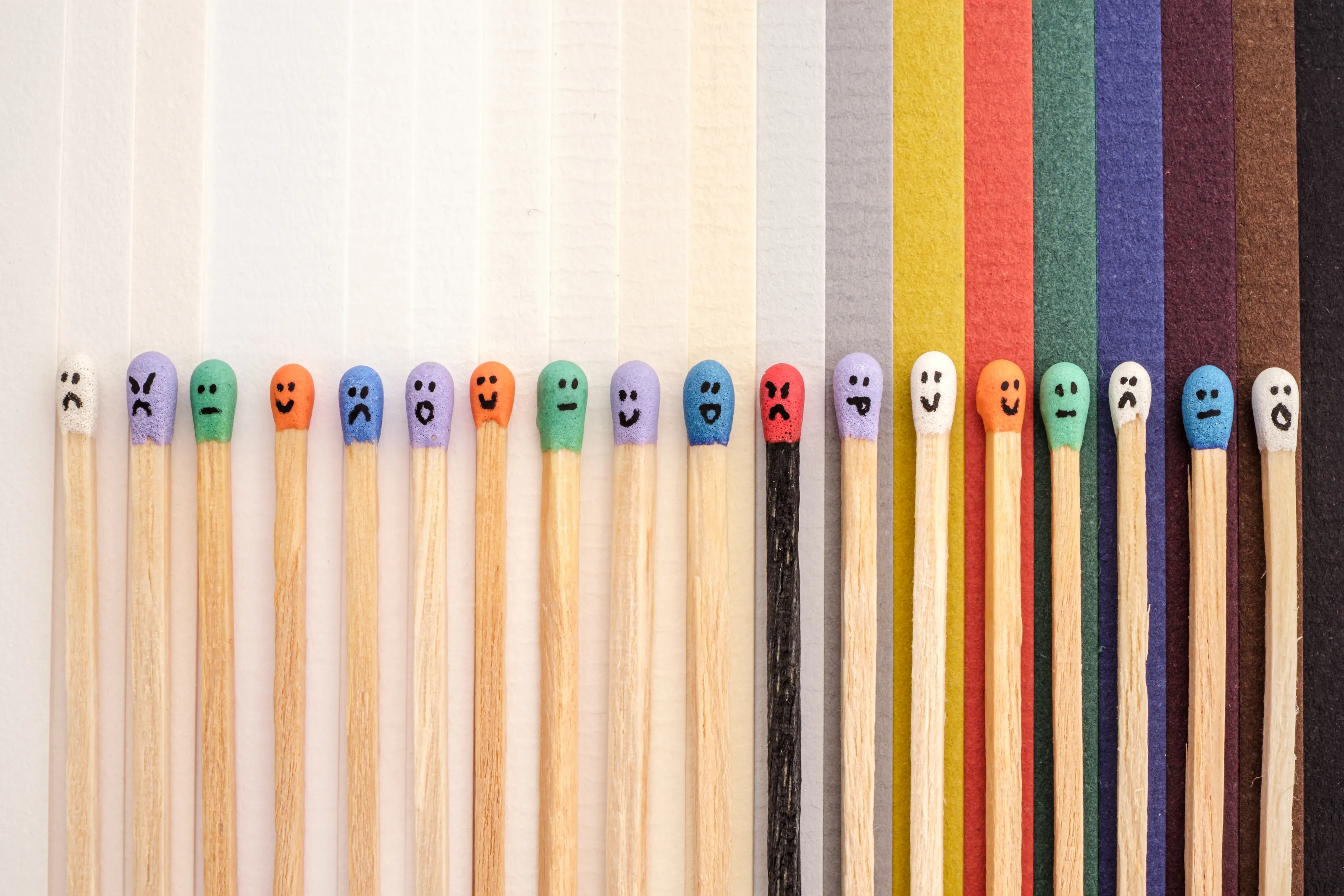 Matchsticks (in colour)